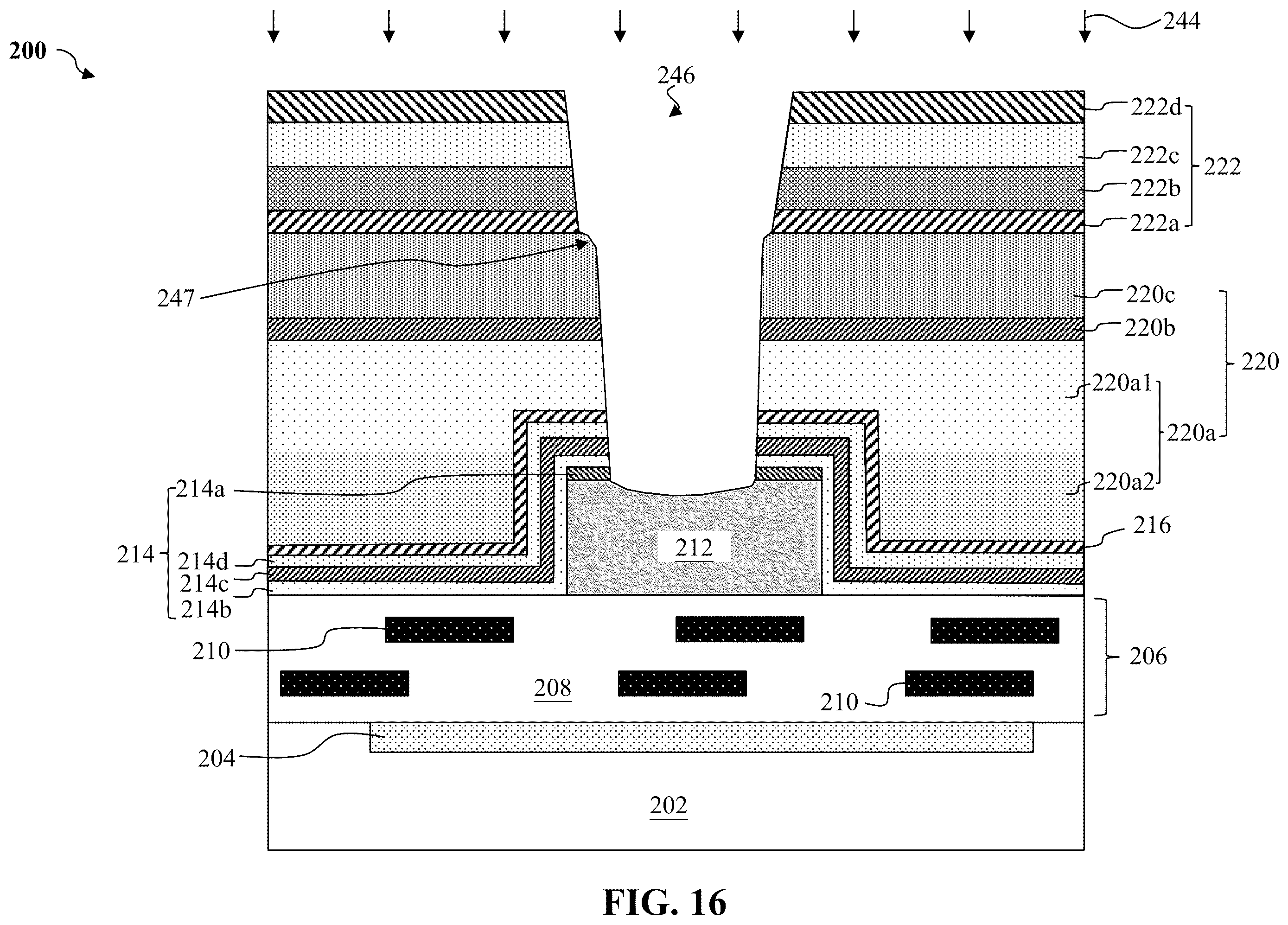 Patent US12610562 Figure 16 – Methods of forming bonding structures
