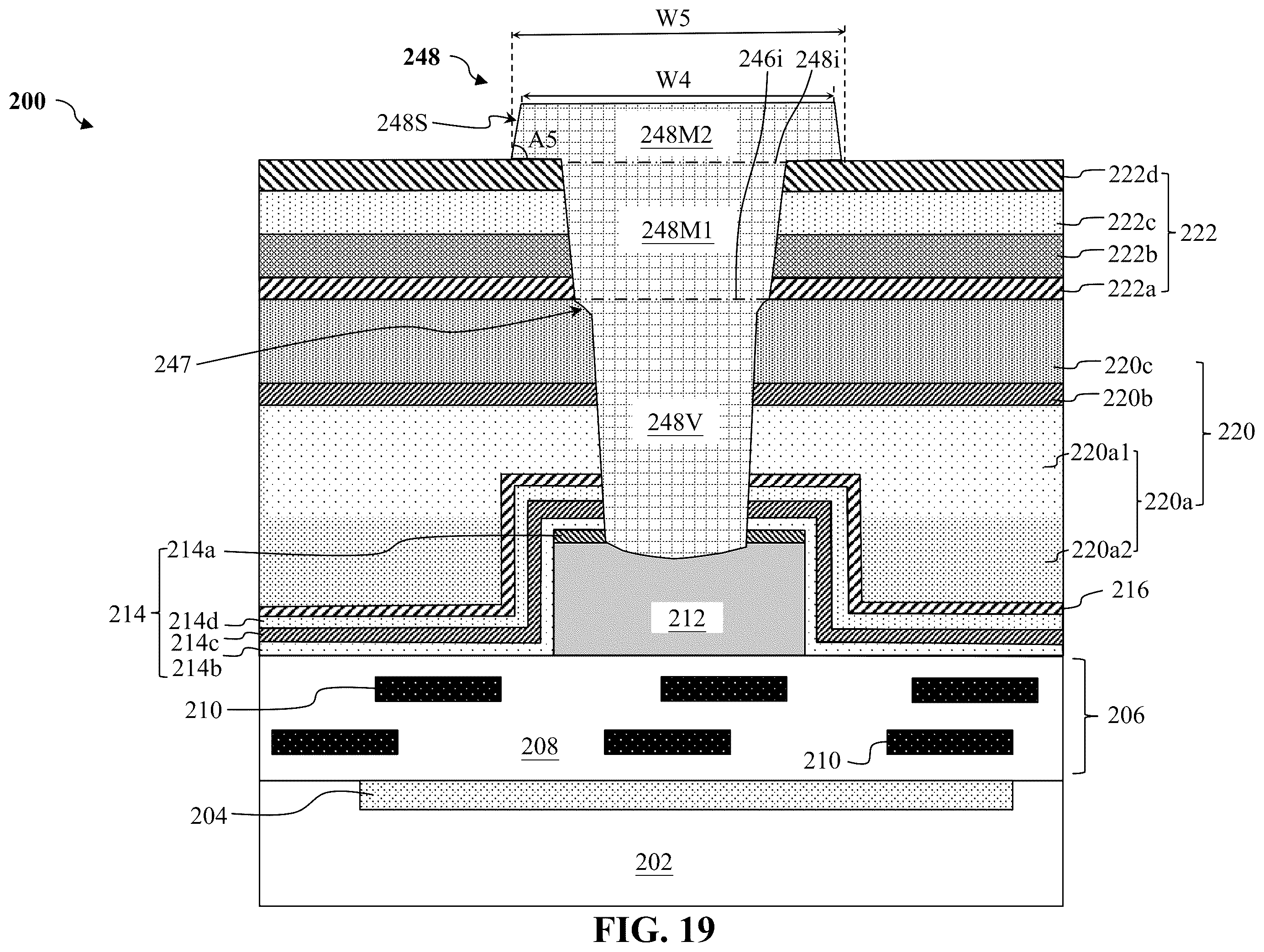 Patent US12610562 Figure 19 – Methods of forming bonding structures