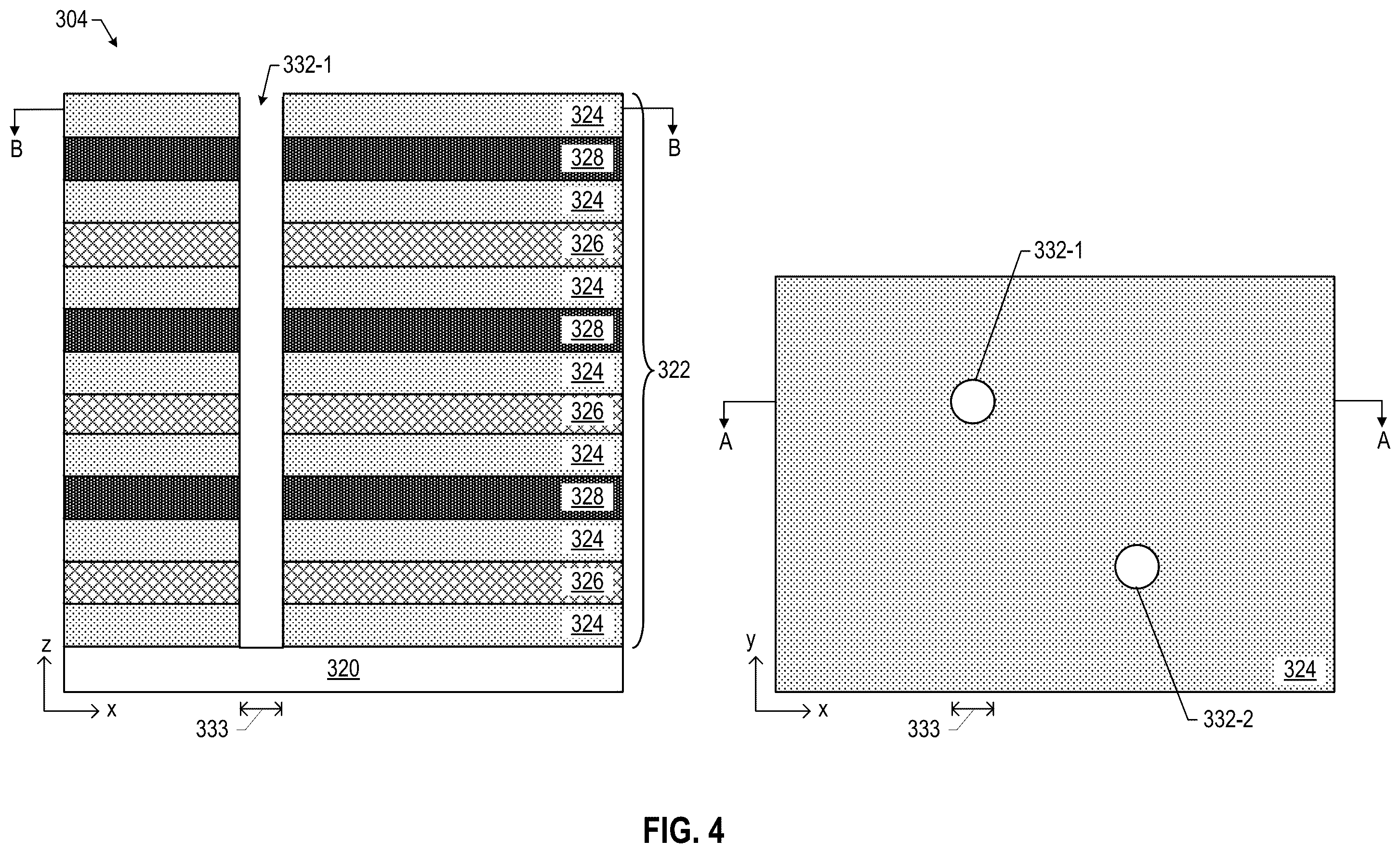 Patent US12610565 Figure 3 – Three-dimensional interlocked corrugated capacitor structures