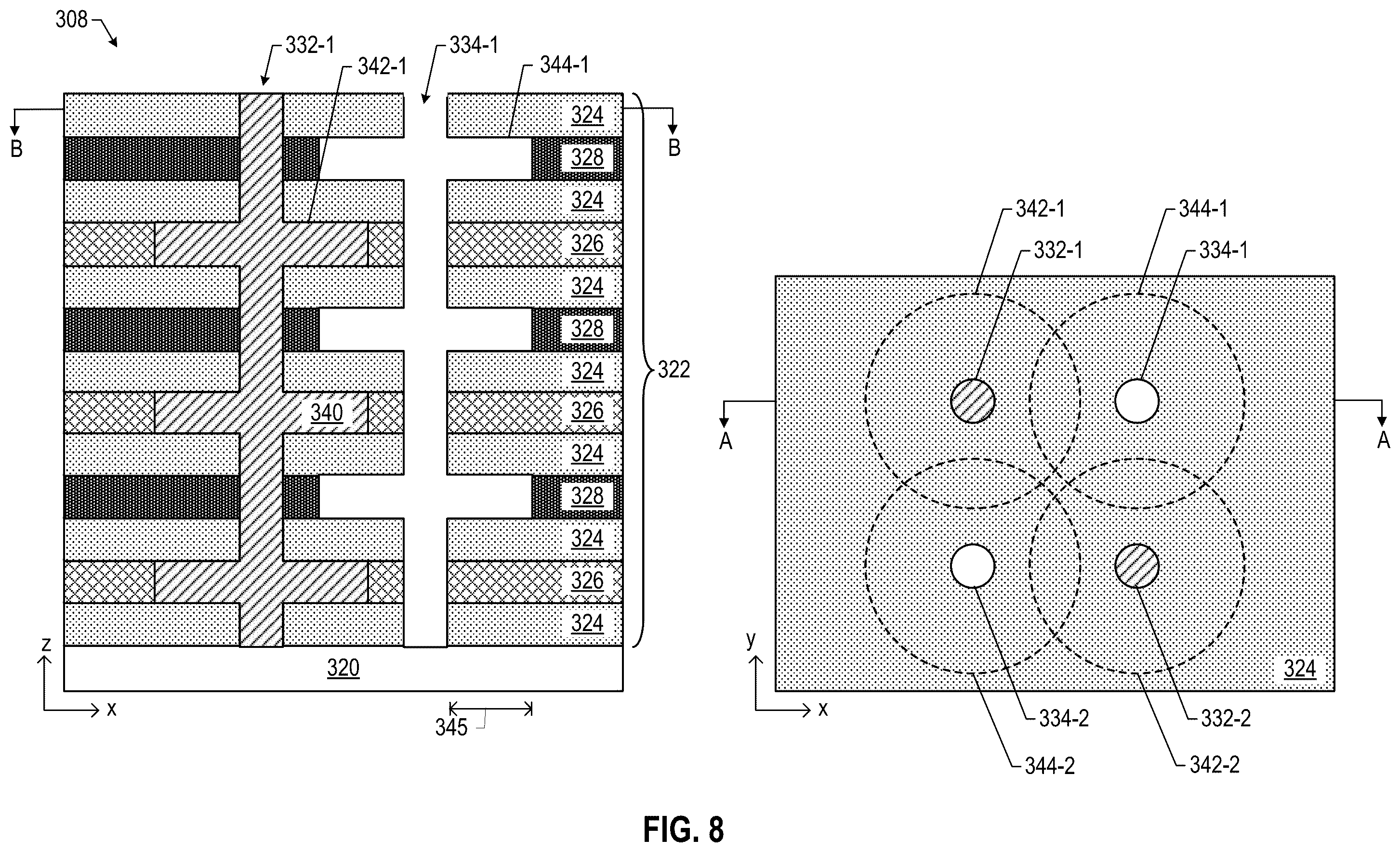 Patent US12610565 Figure 7 – Three-dimensional interlocked corrugated capacitor structures