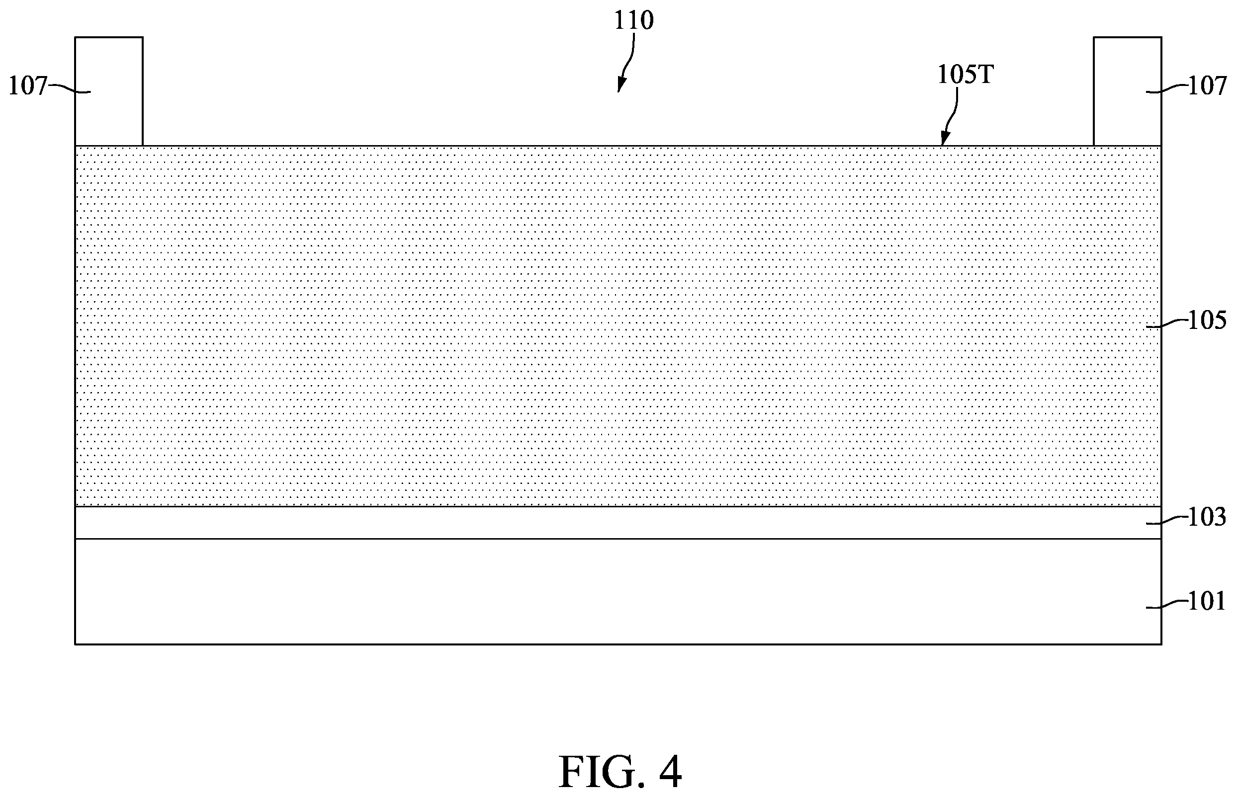 Patent US12610568 Figure 4 – Semiconductor device with electrode having step-shaped sidewall and method for preparing the same