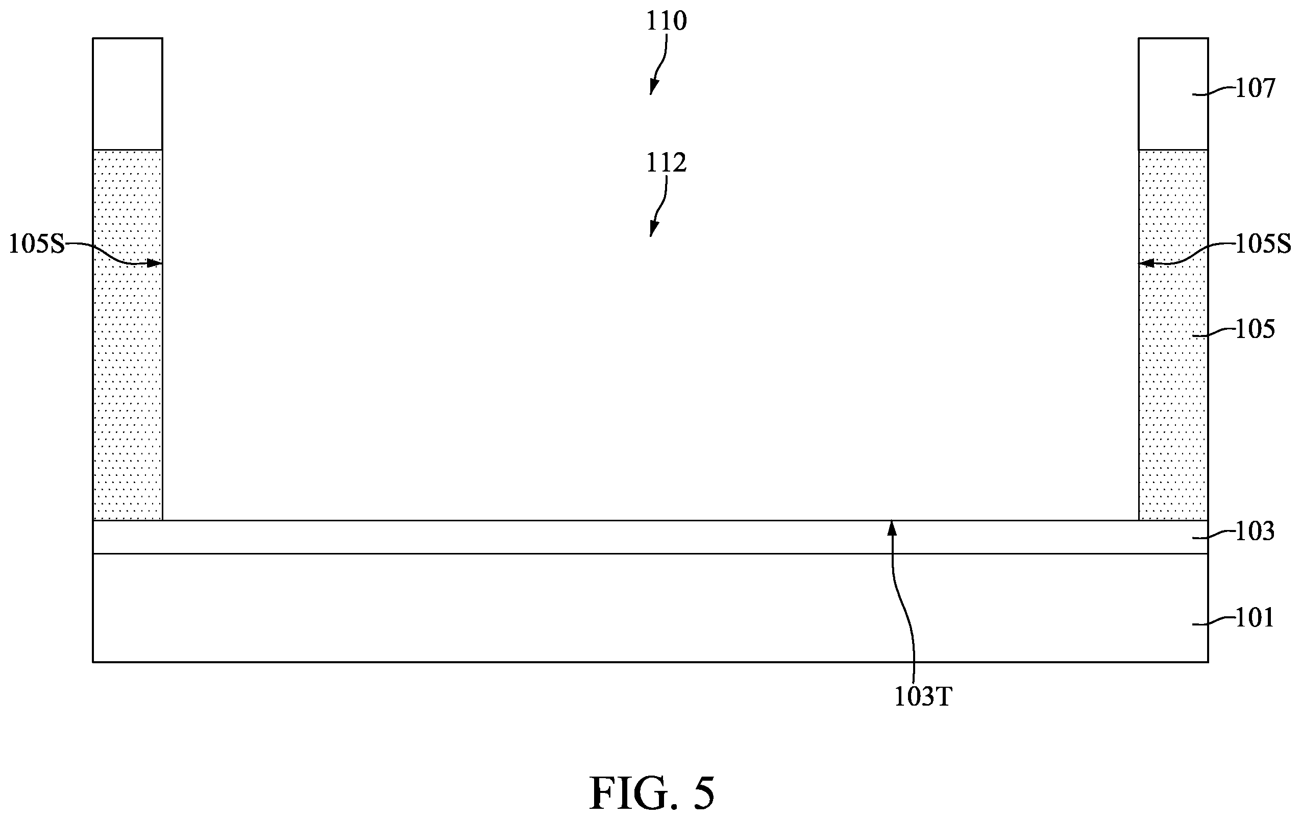 Patent US12610568 Figure 5 – Semiconductor device with electrode having step-shaped sidewall and method for preparing the same