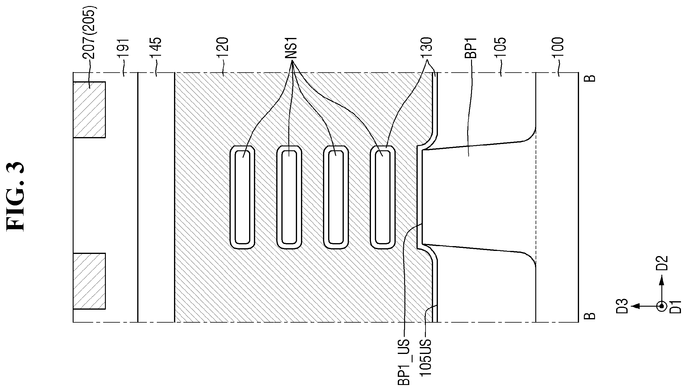 Patent US12610574 Figure 3 – Semiconductor device and method for manufacturing the same