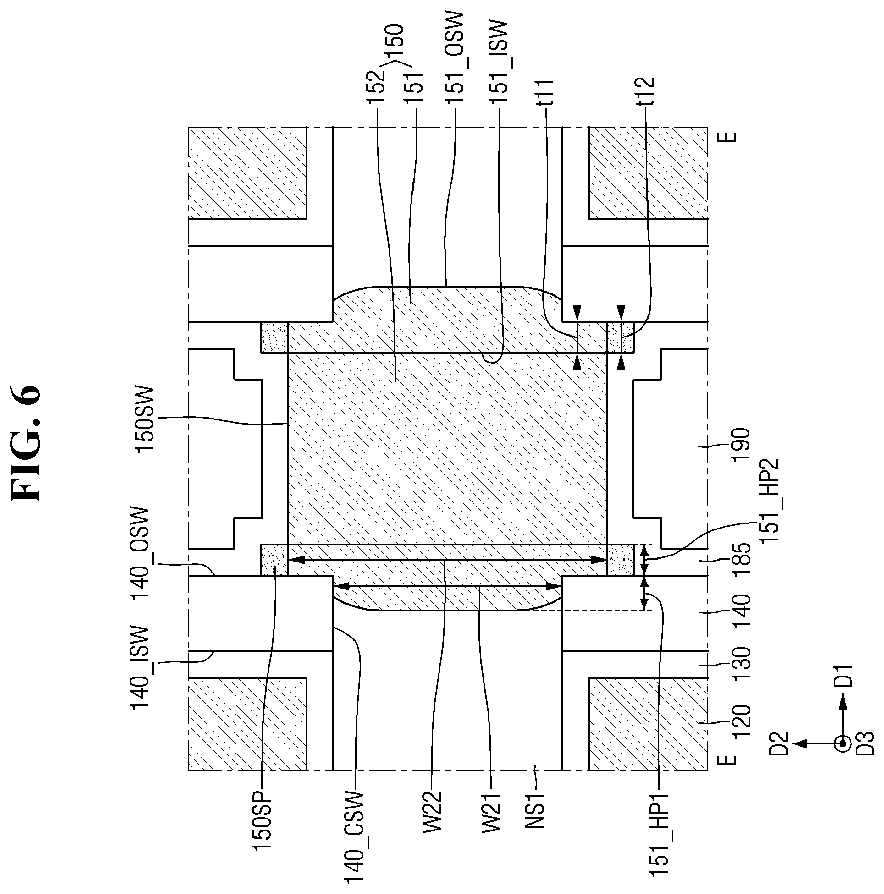 Patent US12610574 Figure 6 – Semiconductor device and method for manufacturing the same
