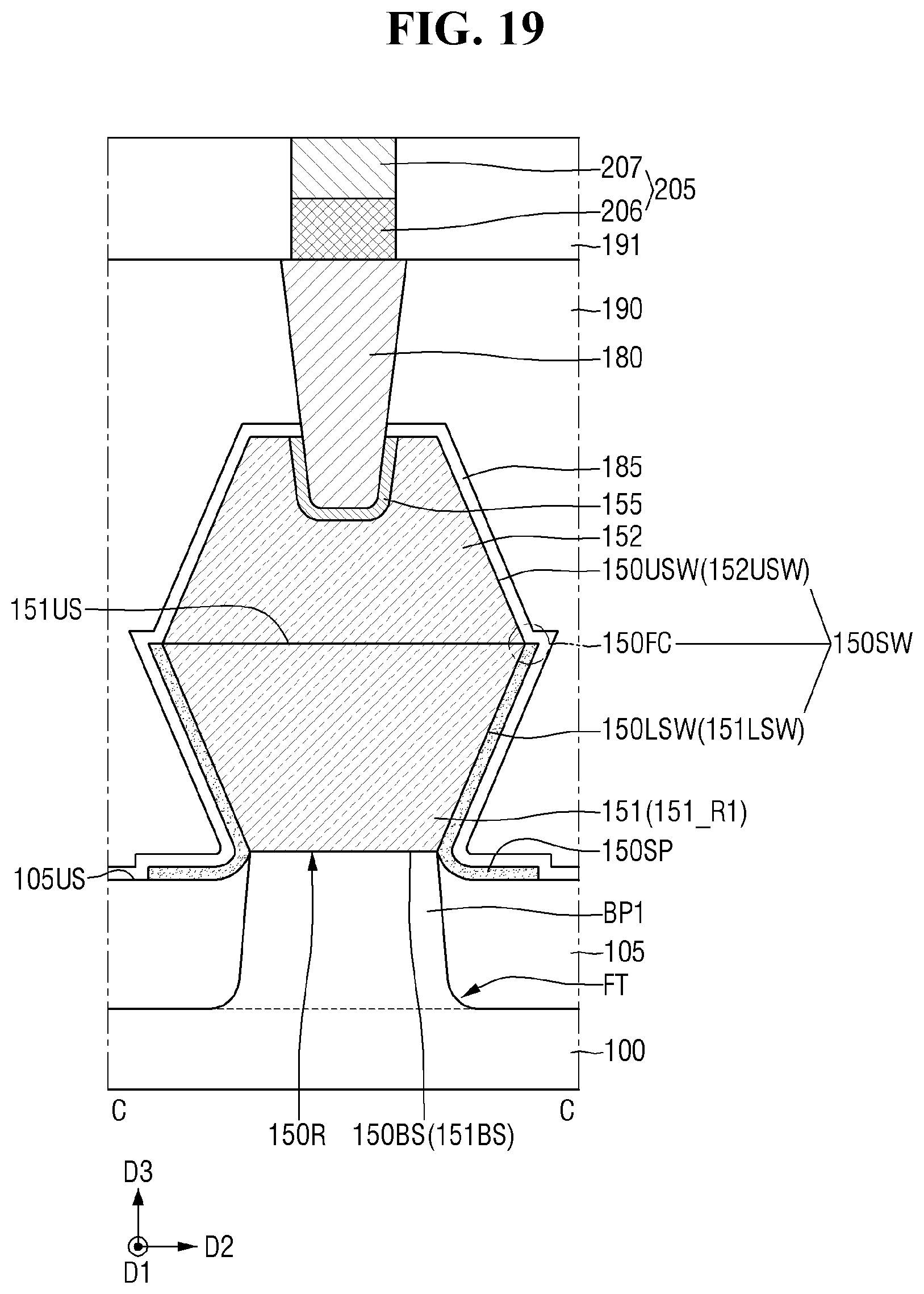 Patent US12610574 Figure 19 – Semiconductor device and method for manufacturing the same