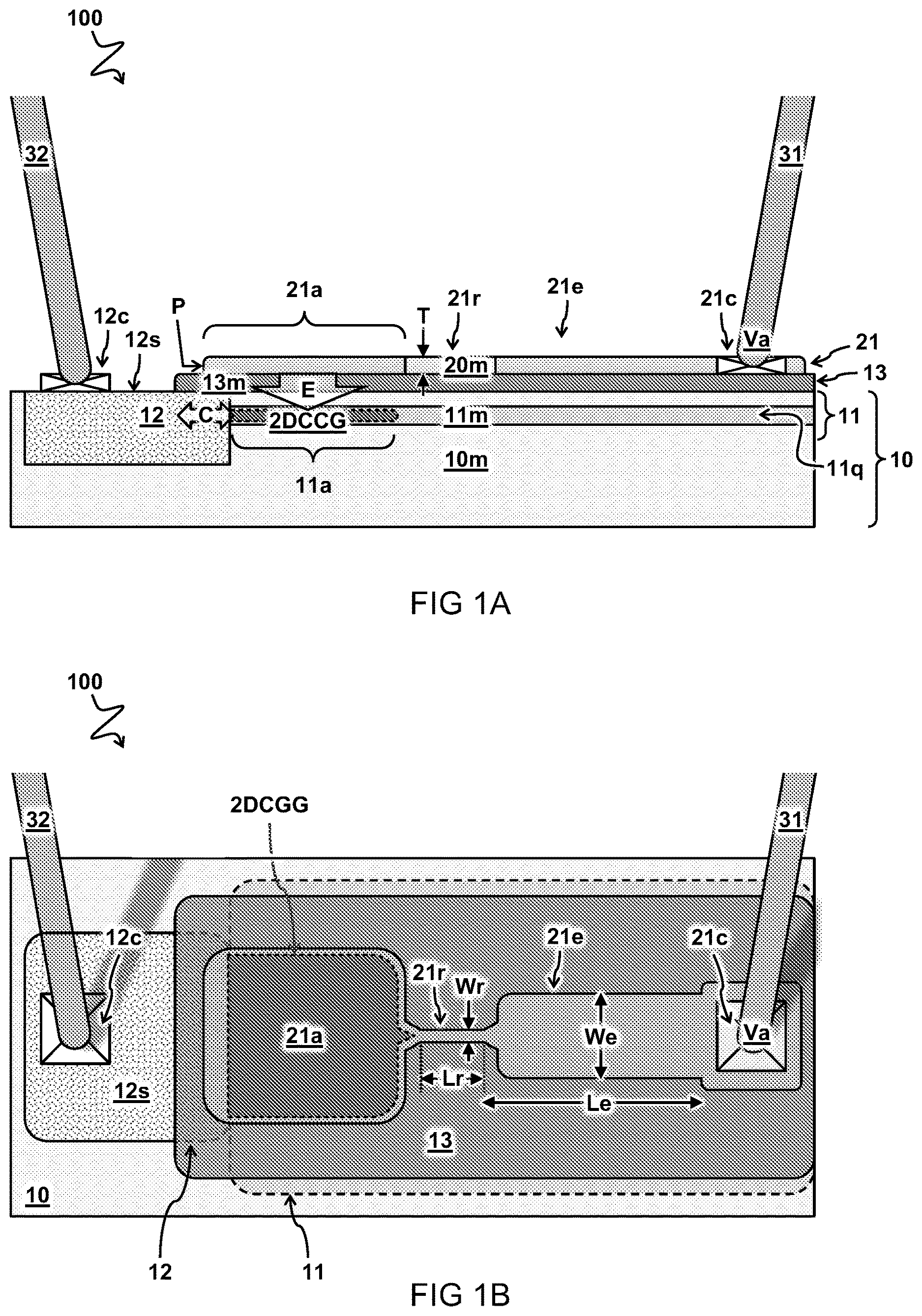 Patent US12610575 — Accumulation gate for quantum device — Figure 1