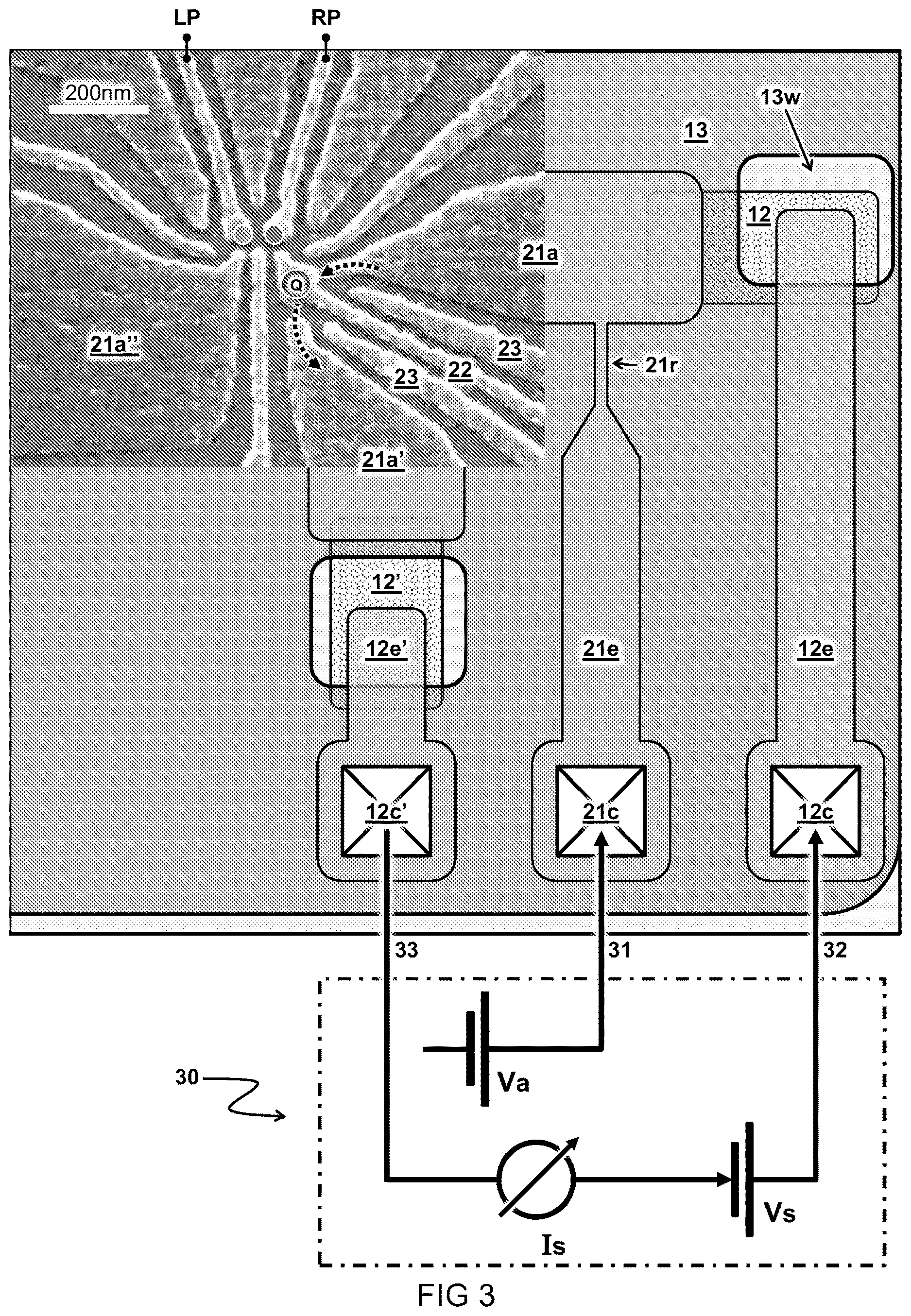 Patent US12610575 Figure 3 – Accumulation gate for quantum device