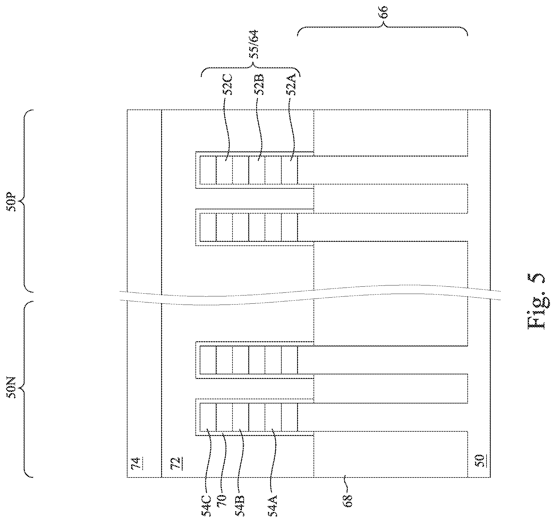 Patent US12610579 Figure 5 – Semiconductor device and method of forming thereof