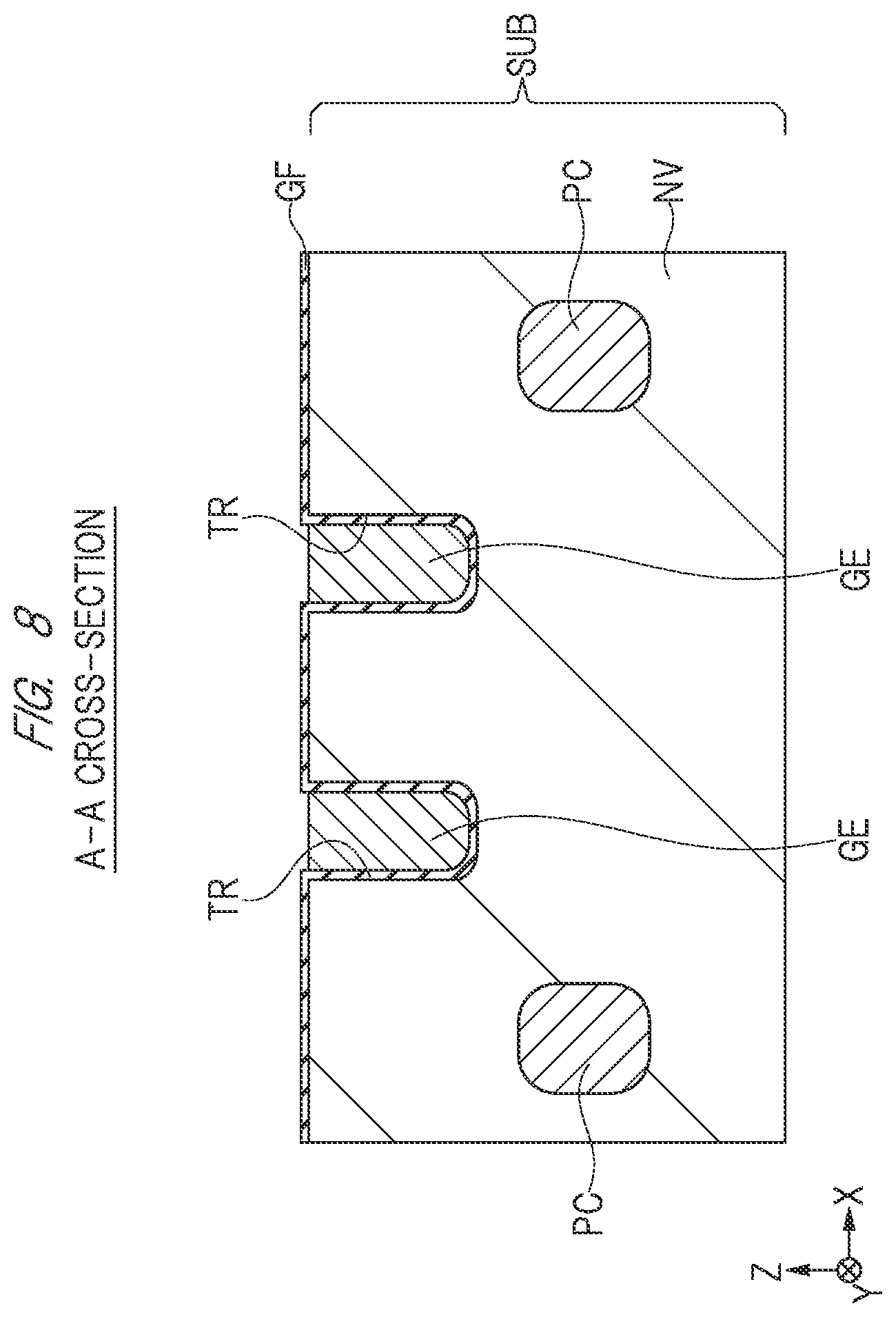 Patent US12610580 Figure 8 – Vertical MOSFET super junction device and method of manufacturing the same