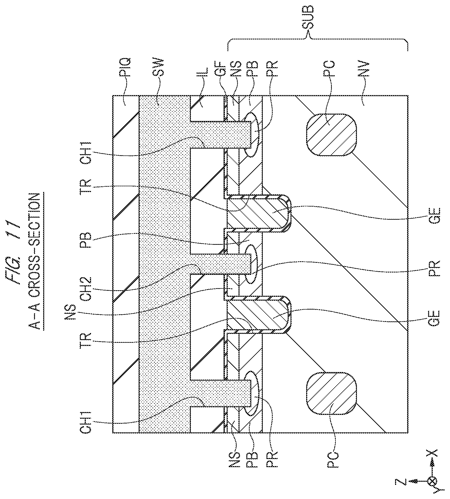 Patent US12610580 Figure 11 – Vertical MOSFET super junction device and method of manufacturing the same