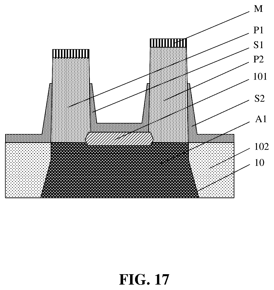 Patent US12610585 Figure 17 – Semiconductor structure and method for manufacturing same