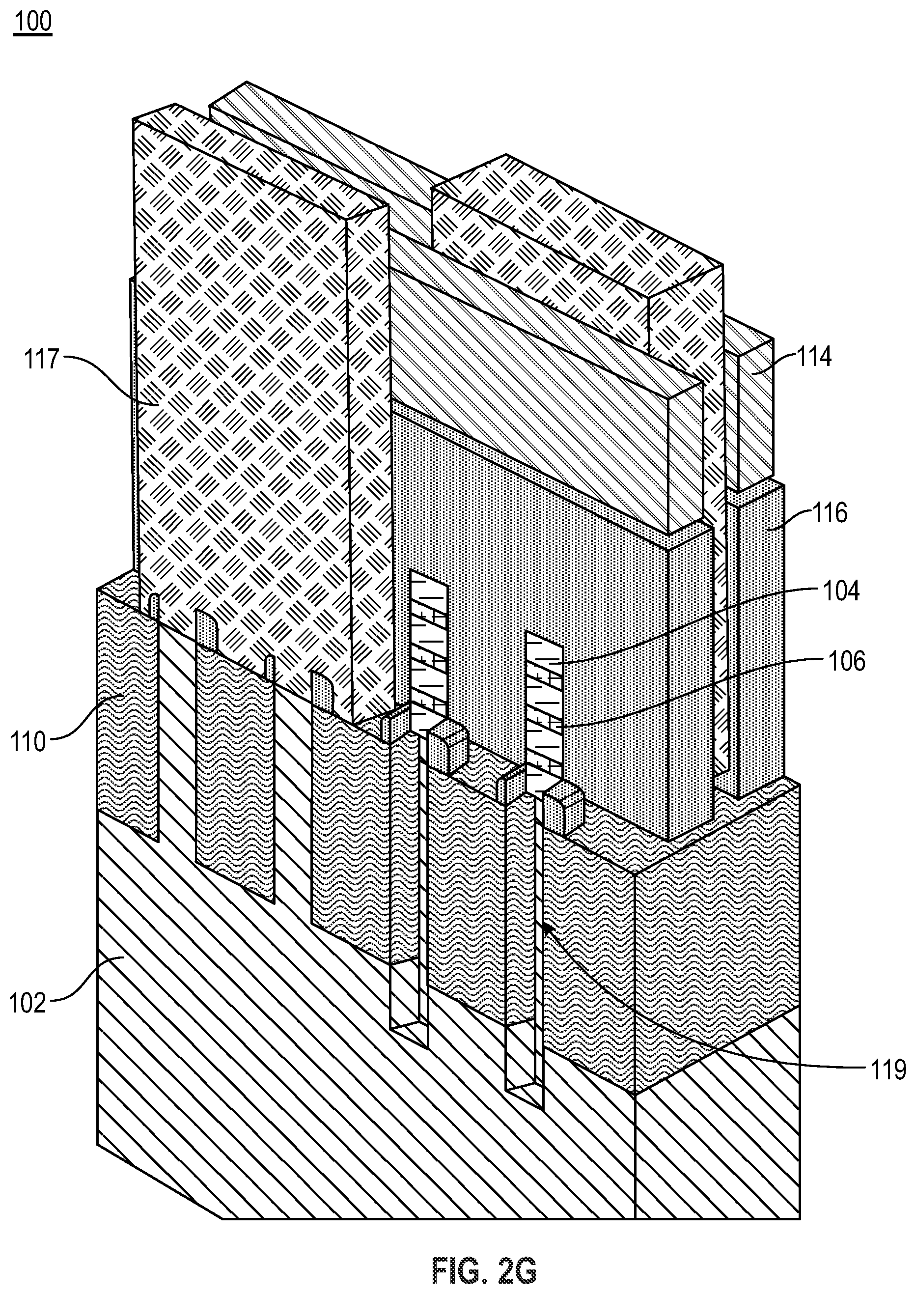 Patent US12610587 Figure 9 – Backside power rail to deep vias