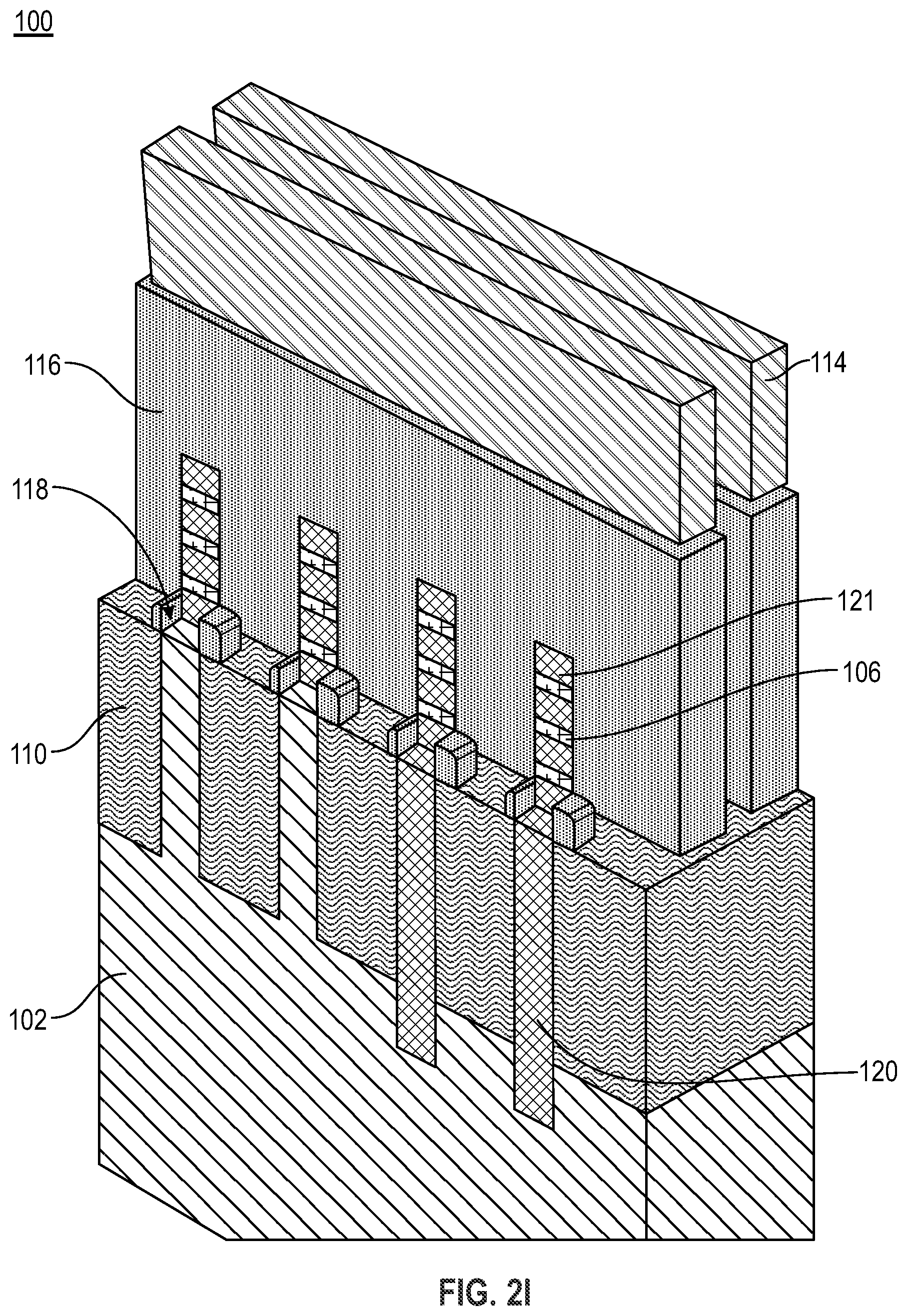 Patent US12610587 Figure 11 – Backside power rail to deep vias
