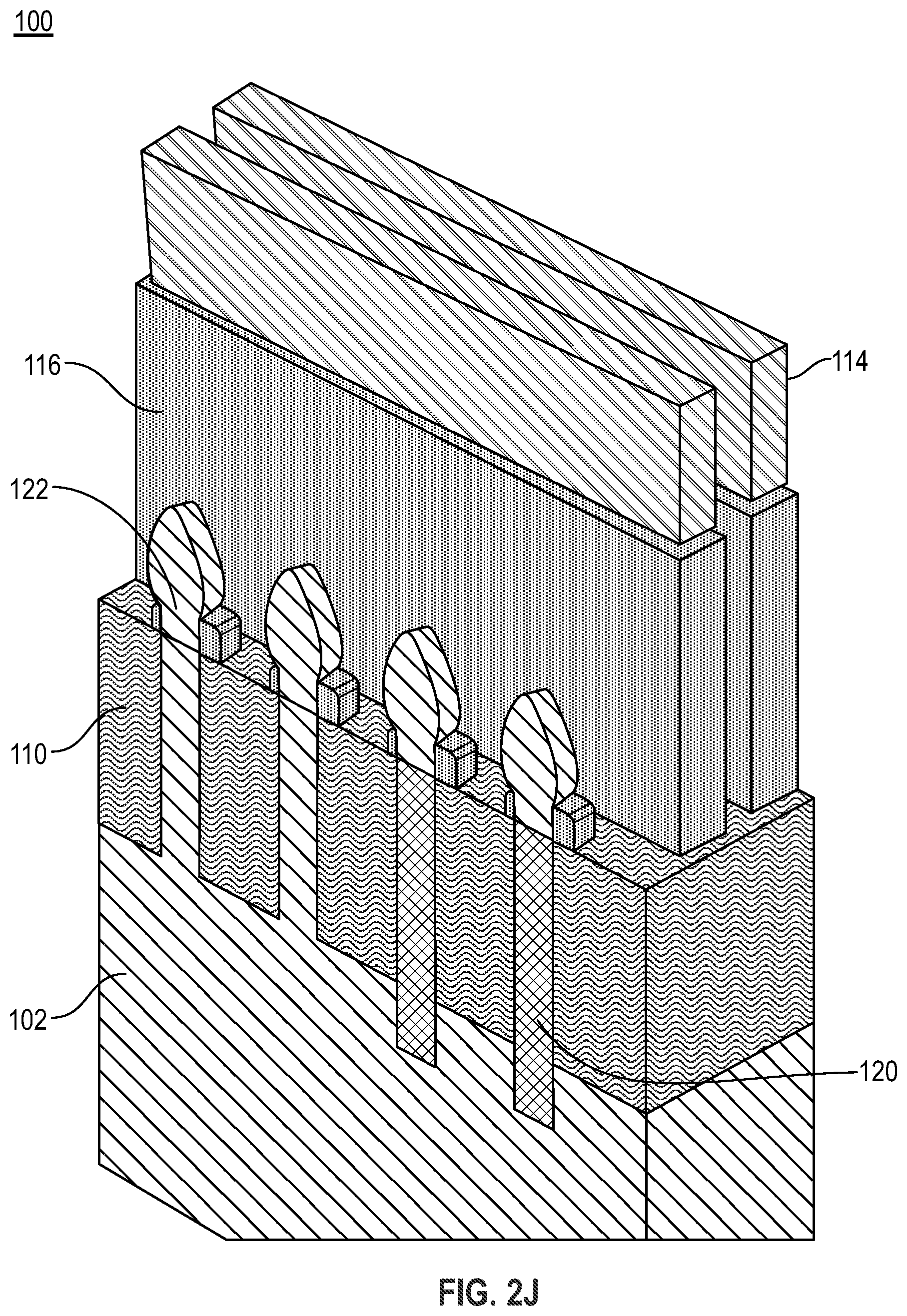 Patent US12610587 Figure 12 – Backside power rail to deep vias