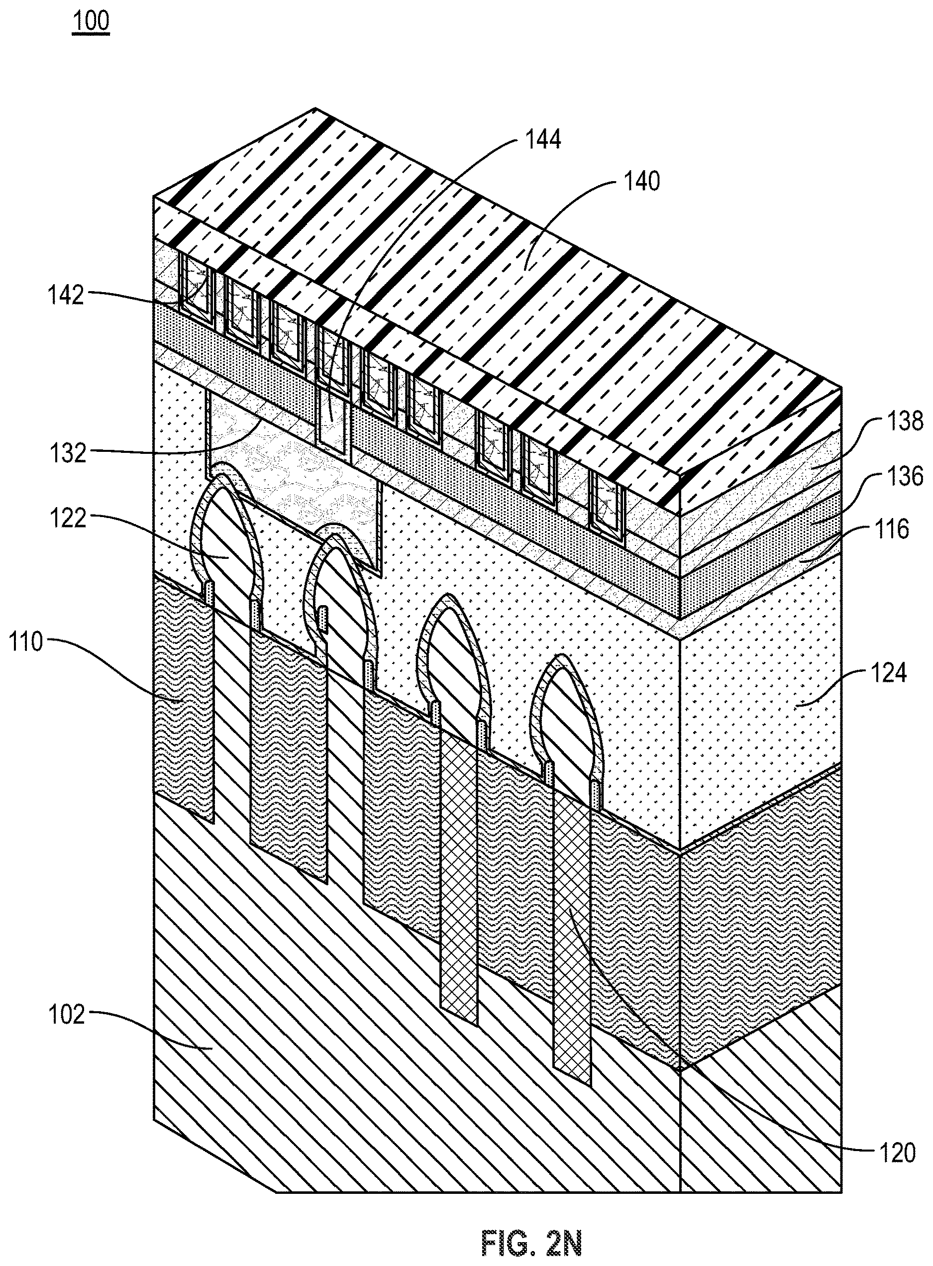Patent US12610587 Figure 16 – Backside power rail to deep vias