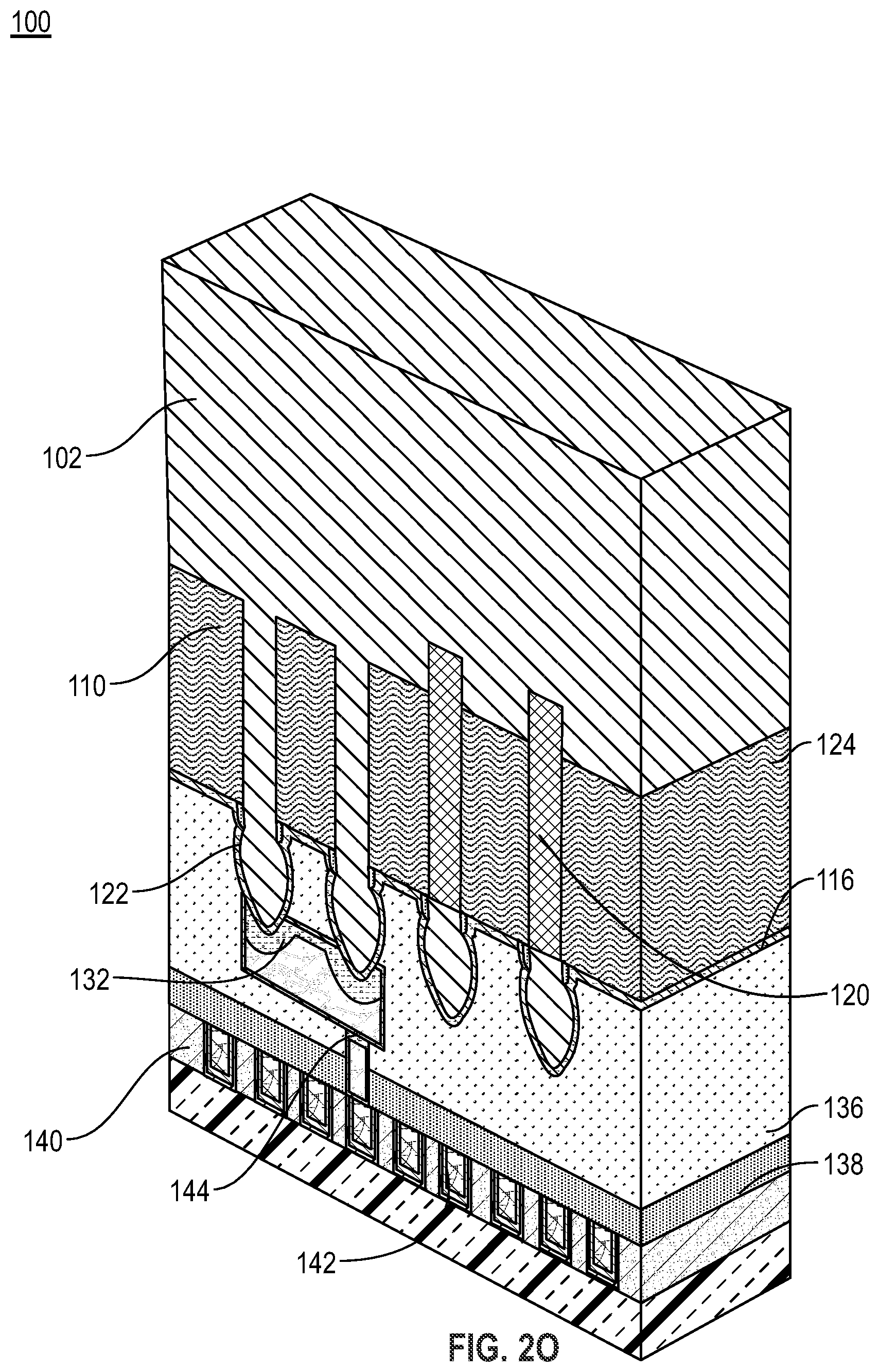 Patent US12610587 Figure 17 – Backside power rail to deep vias