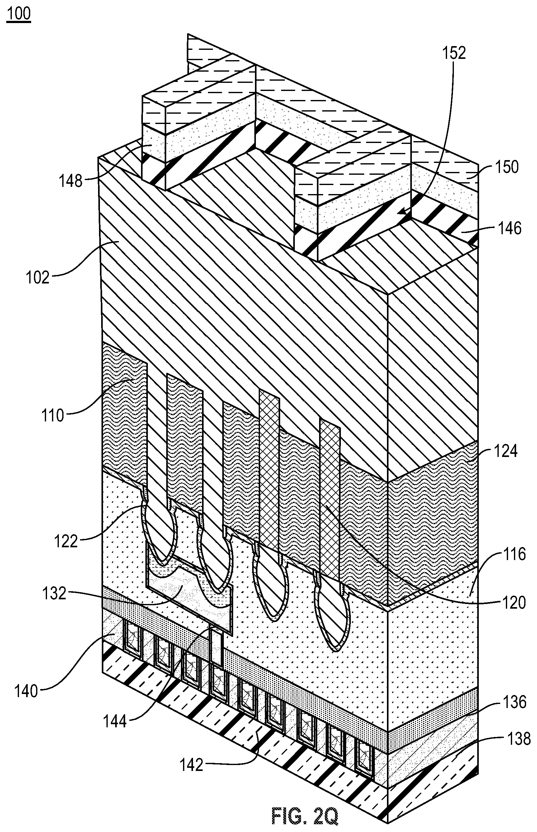 Patent US12610587 Figure 19 – Backside power rail to deep vias