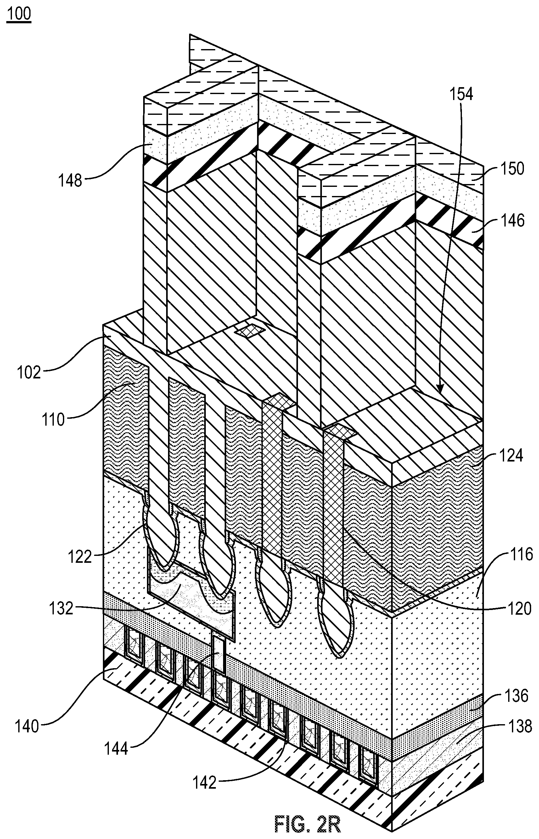 Patent US12610587 Figure 20 – Backside power rail to deep vias