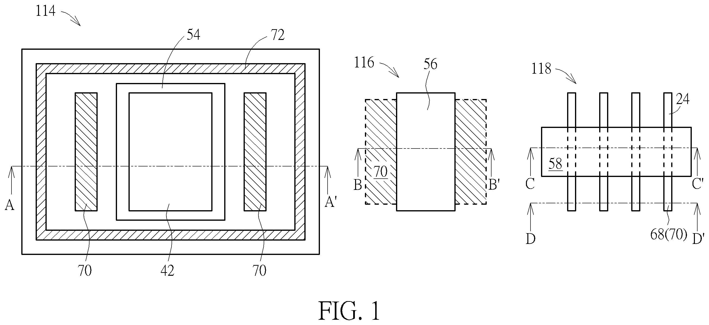 Patent US12610590 Figure 1 – Semiconductor device and method for fabricating the same