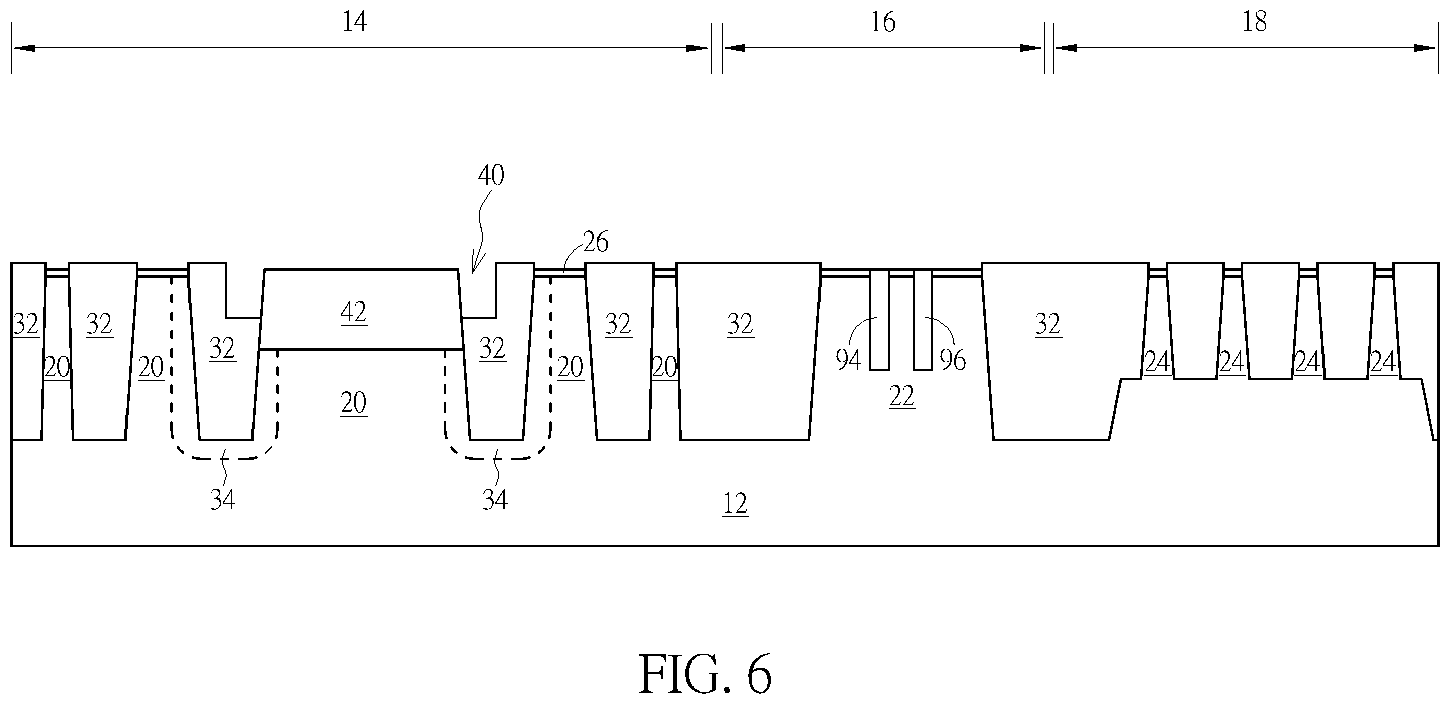 Patent US12610590 Figure 6 – Semiconductor device and method for fabricating the same