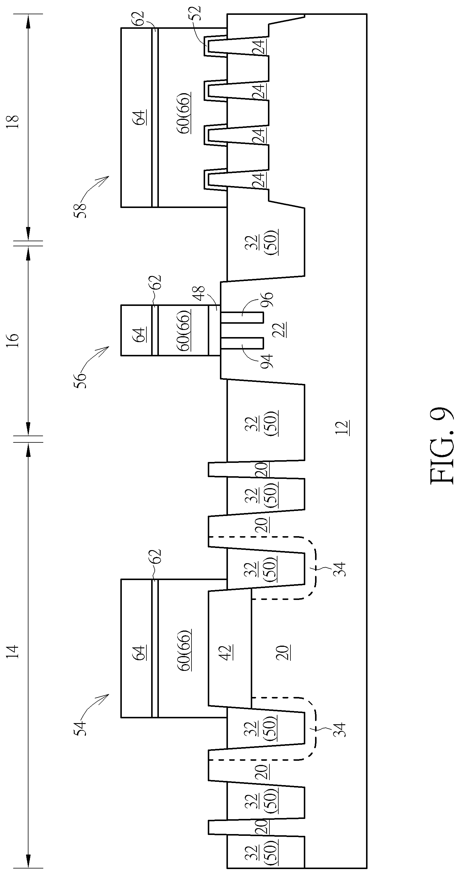 Patent US12610590 Figure 9 – Semiconductor device and method for fabricating the same
