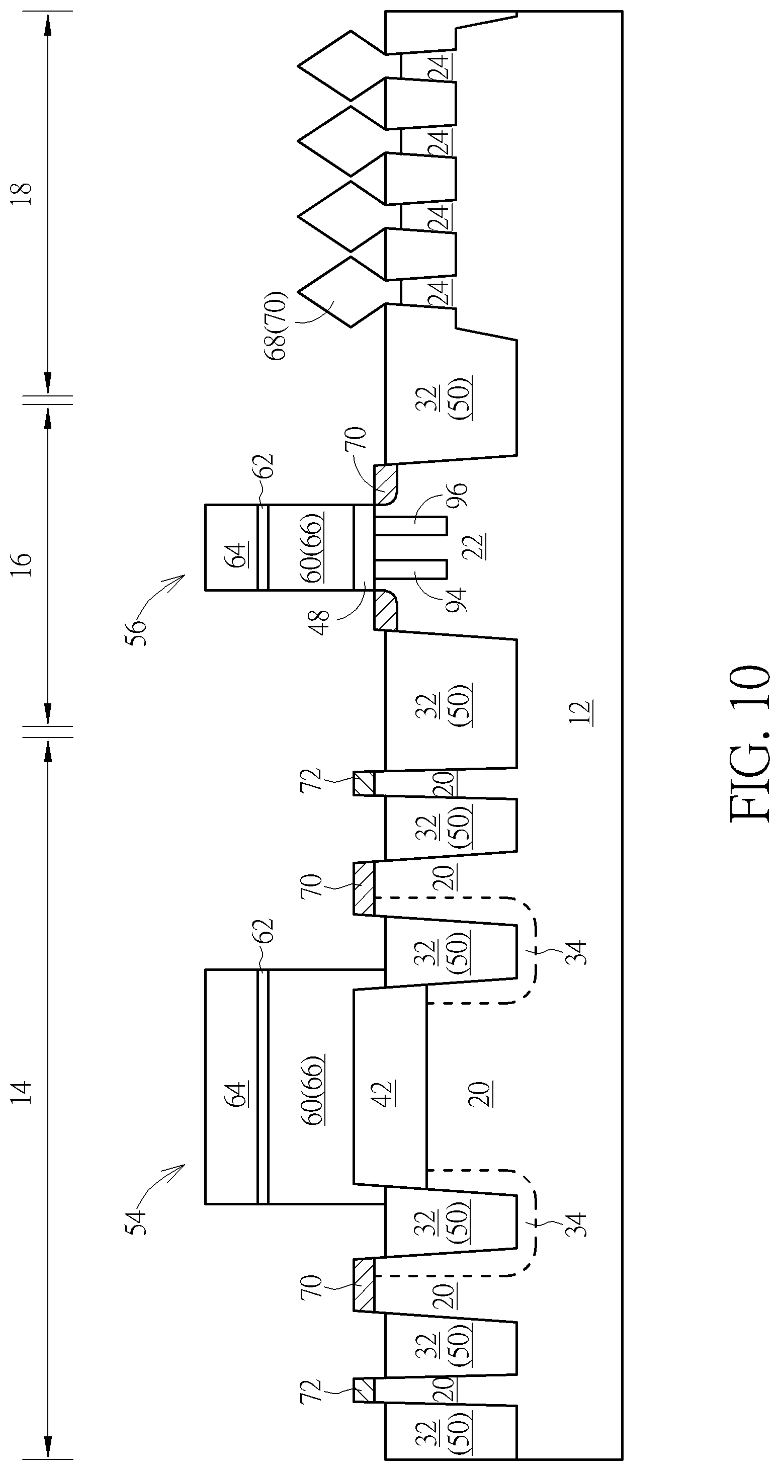 Patent US12610590 Figure 10 – Semiconductor device and method for fabricating the same