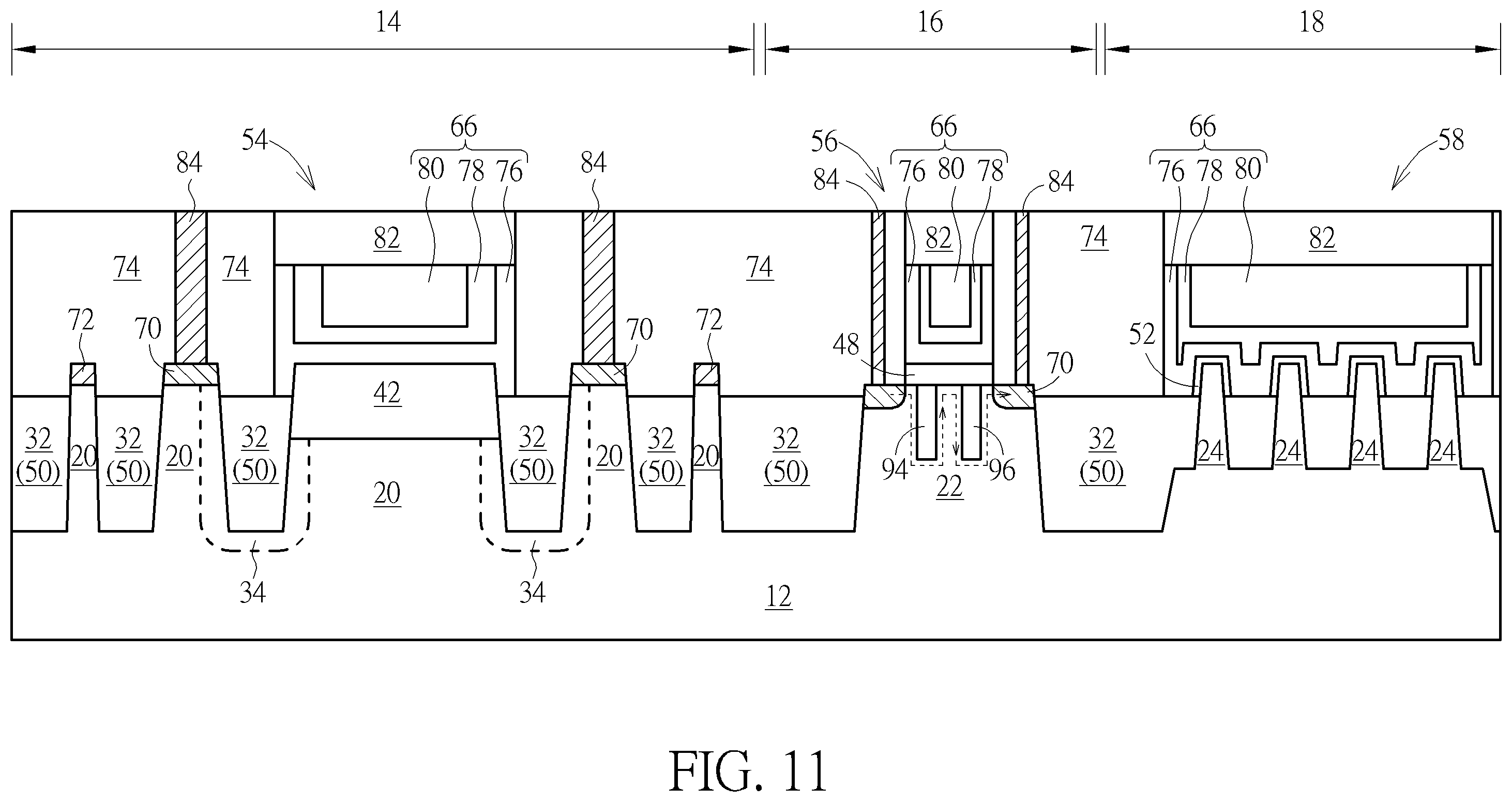 Patent US12610590 Figure 11 – Semiconductor device and method for fabricating the same