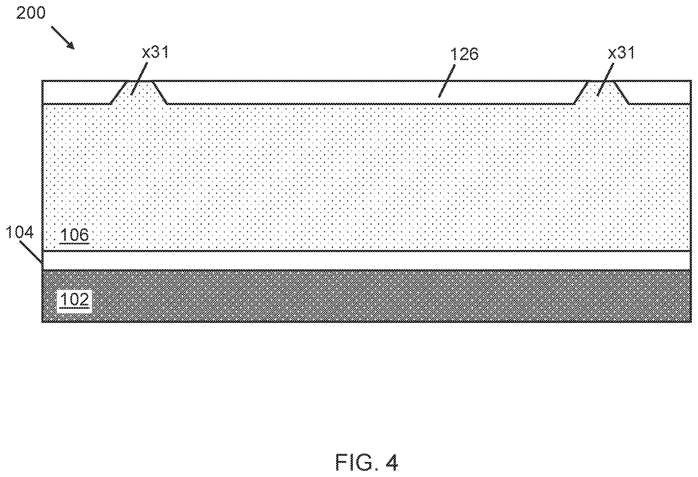 Patent US12610592 Figure 4 – Structure with buried doped region and methods to form same