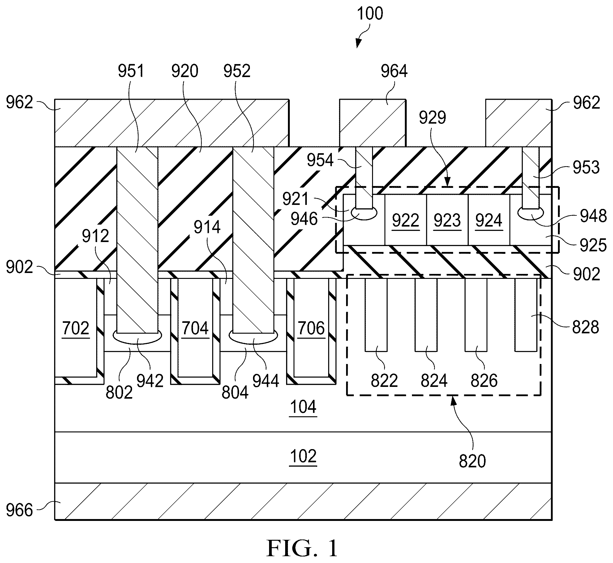 Patent US12610593 Figure 1 – Power MOSFET with gate-source ESD diode structure