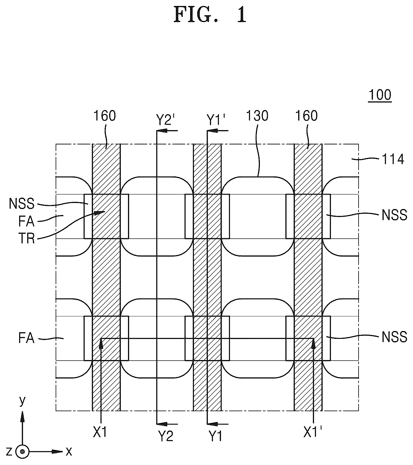 Patent US12610595 Figure 1 – Integrated circuit device