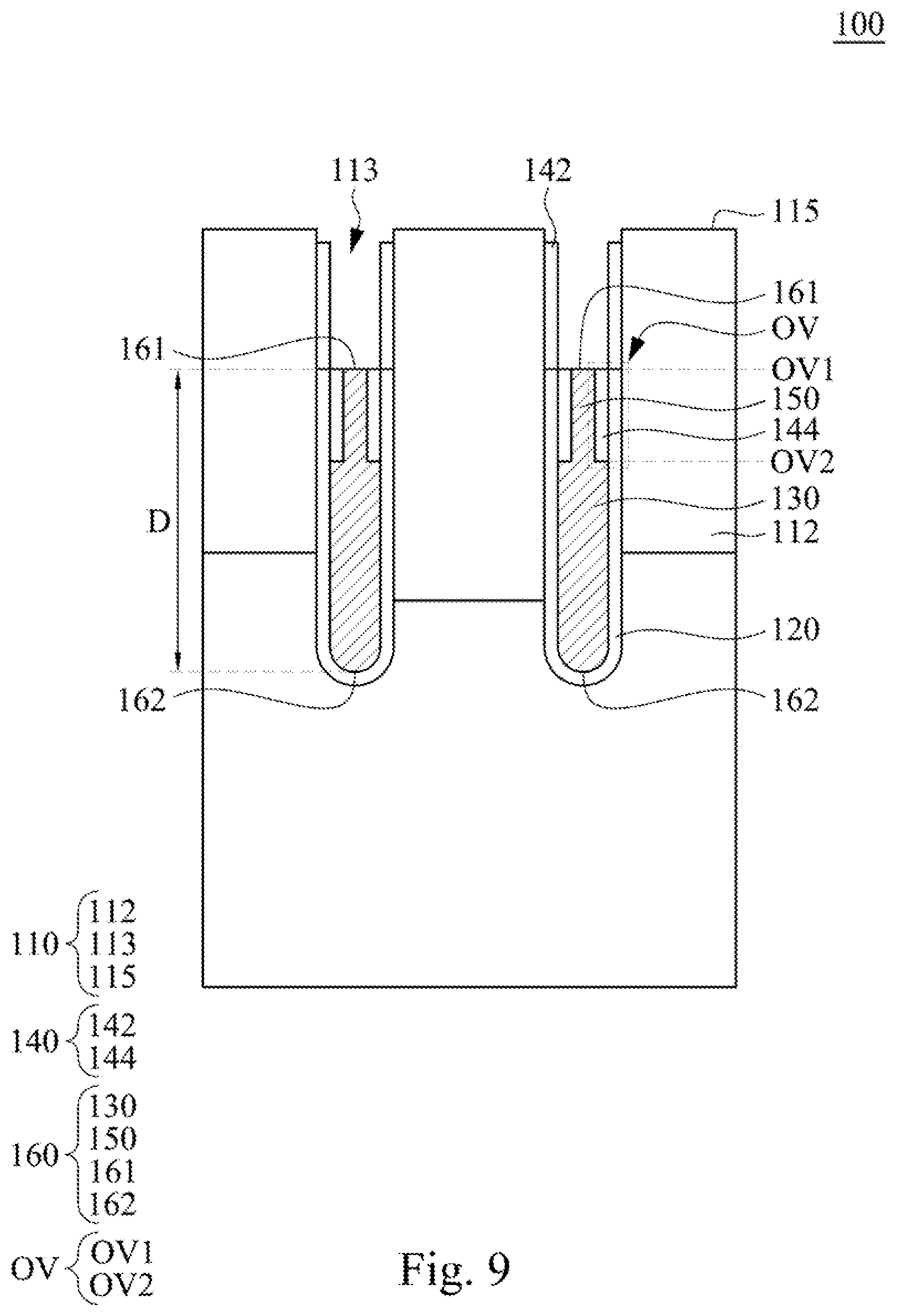 Patent US12610602 Figure 10 – Semiconductor device and manufacture method