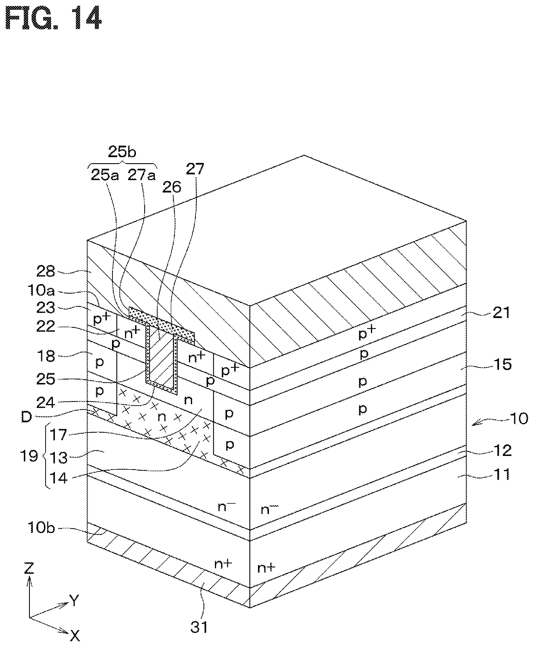 Patent US12610603 Figure 9 – Silicon carbide semiconductor device, inverter circuit using the same, and method for manufacturing silicon carbide semiconductor device