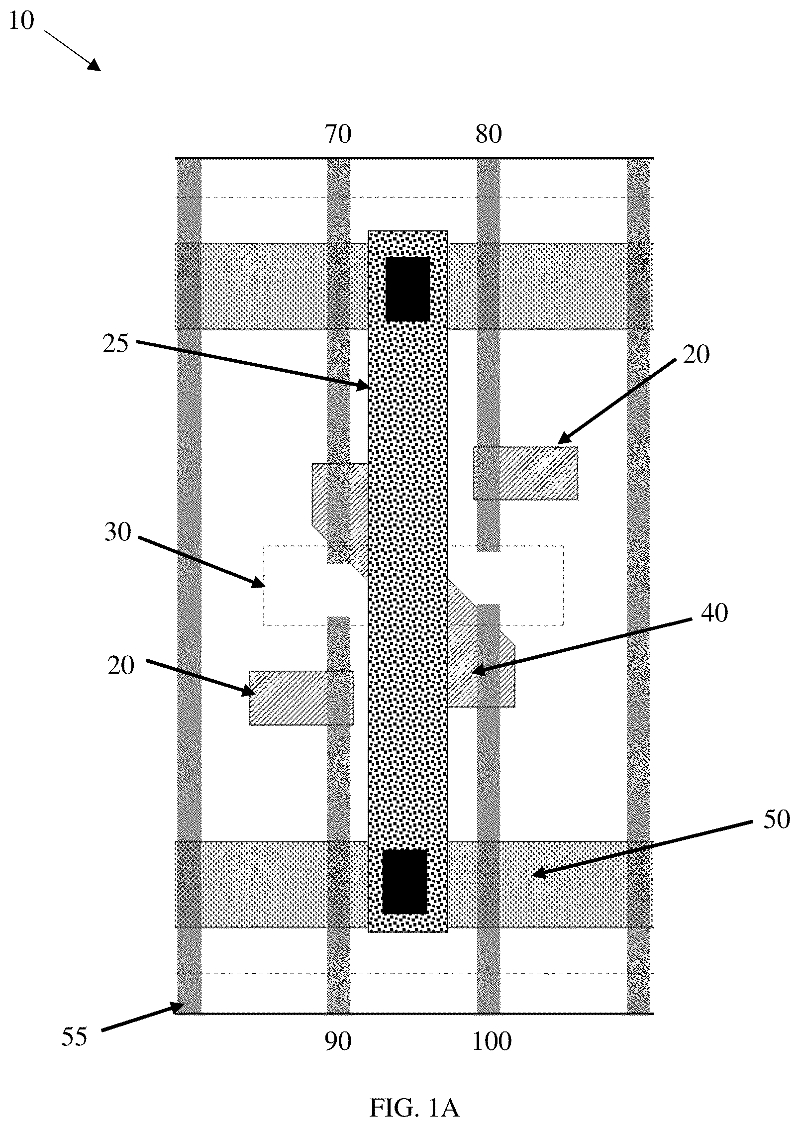 Patent US12610604 Figure 1 – Cross couple design for high density standard cells