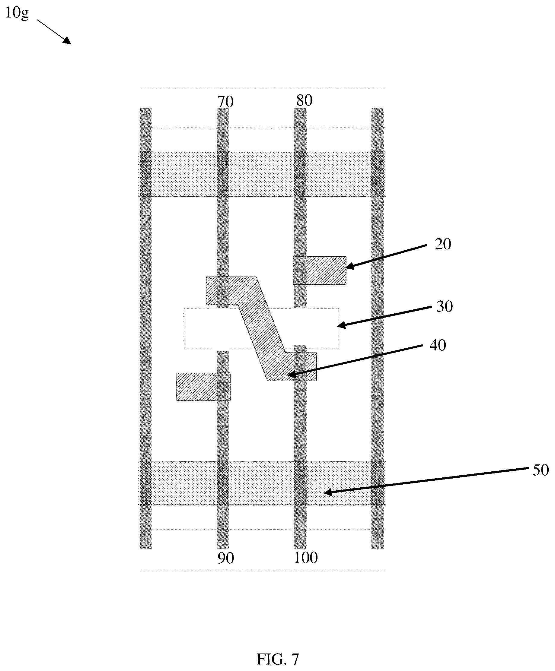 Patent US12610604 Figure 8 – Cross couple design for high density standard cells
