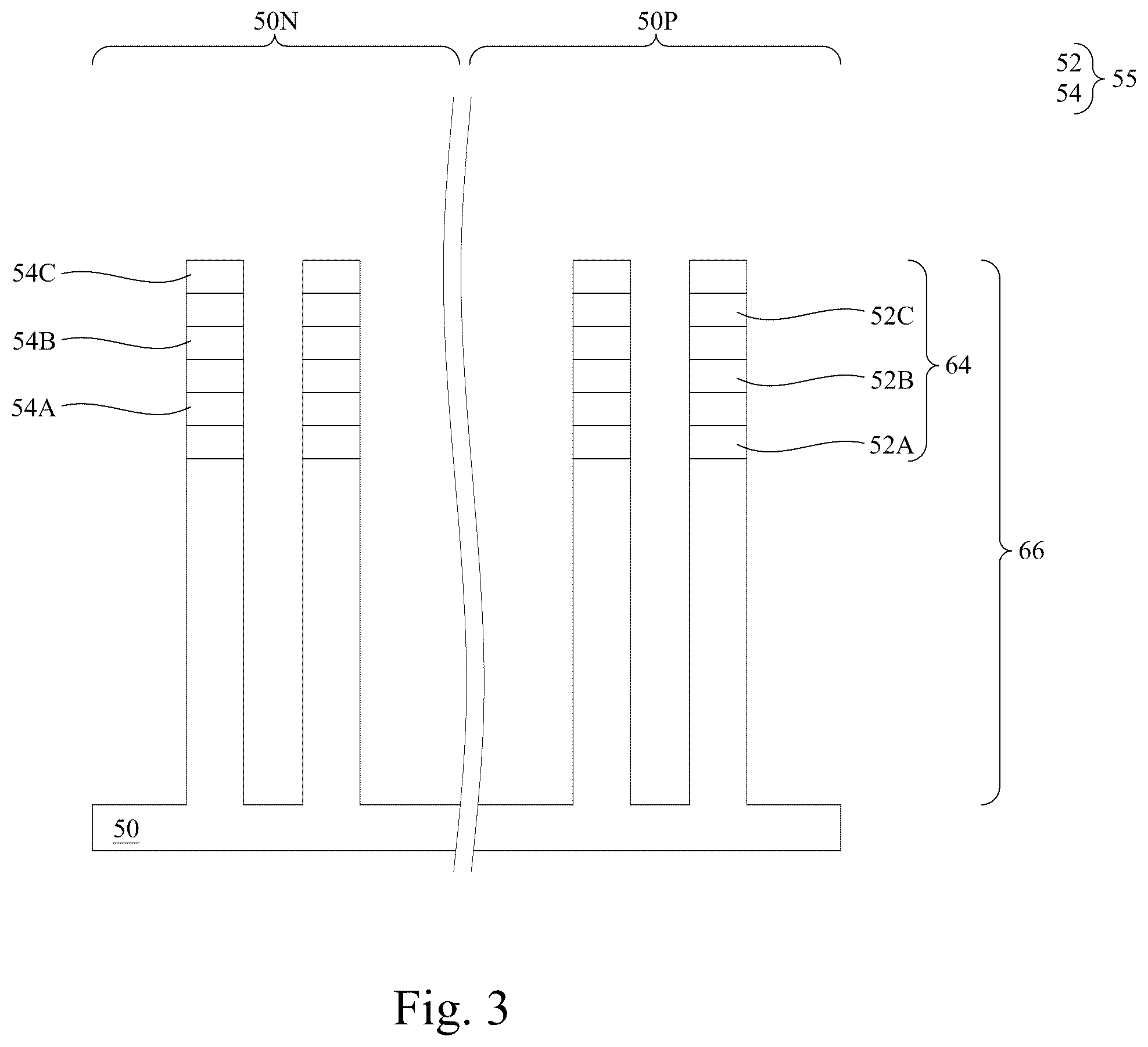 Patent US12610606 Figure 5 – Methods of forming gate structures with uniform gate length