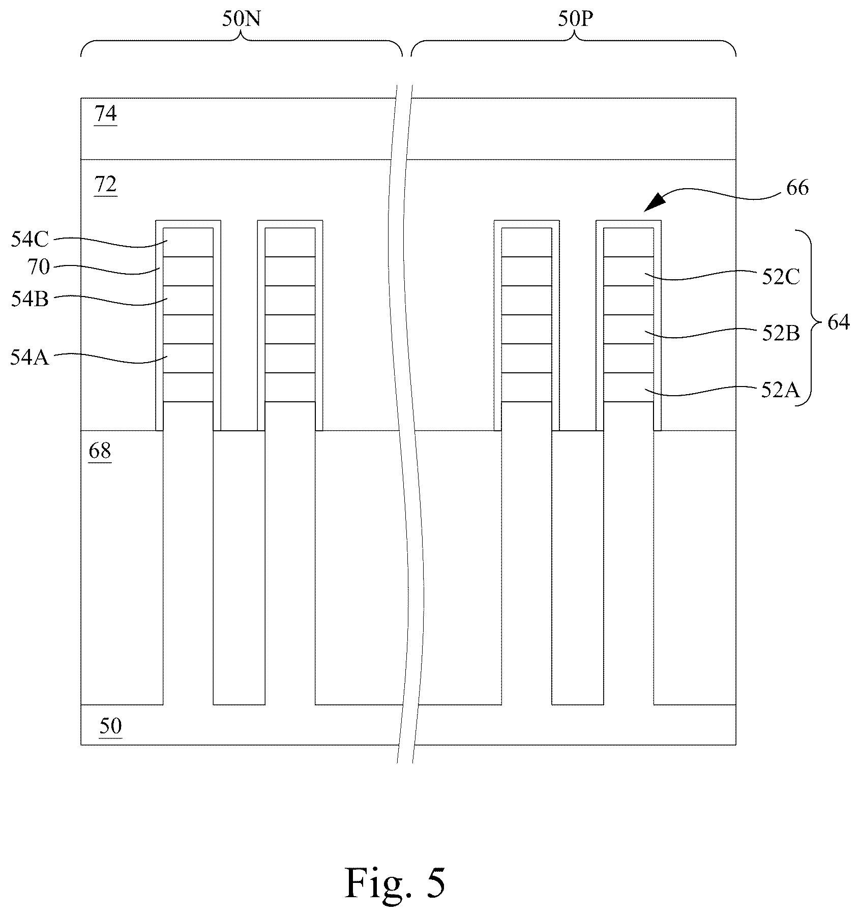 Patent US12610606 Figure 7 – Methods of forming gate structures with uniform gate length