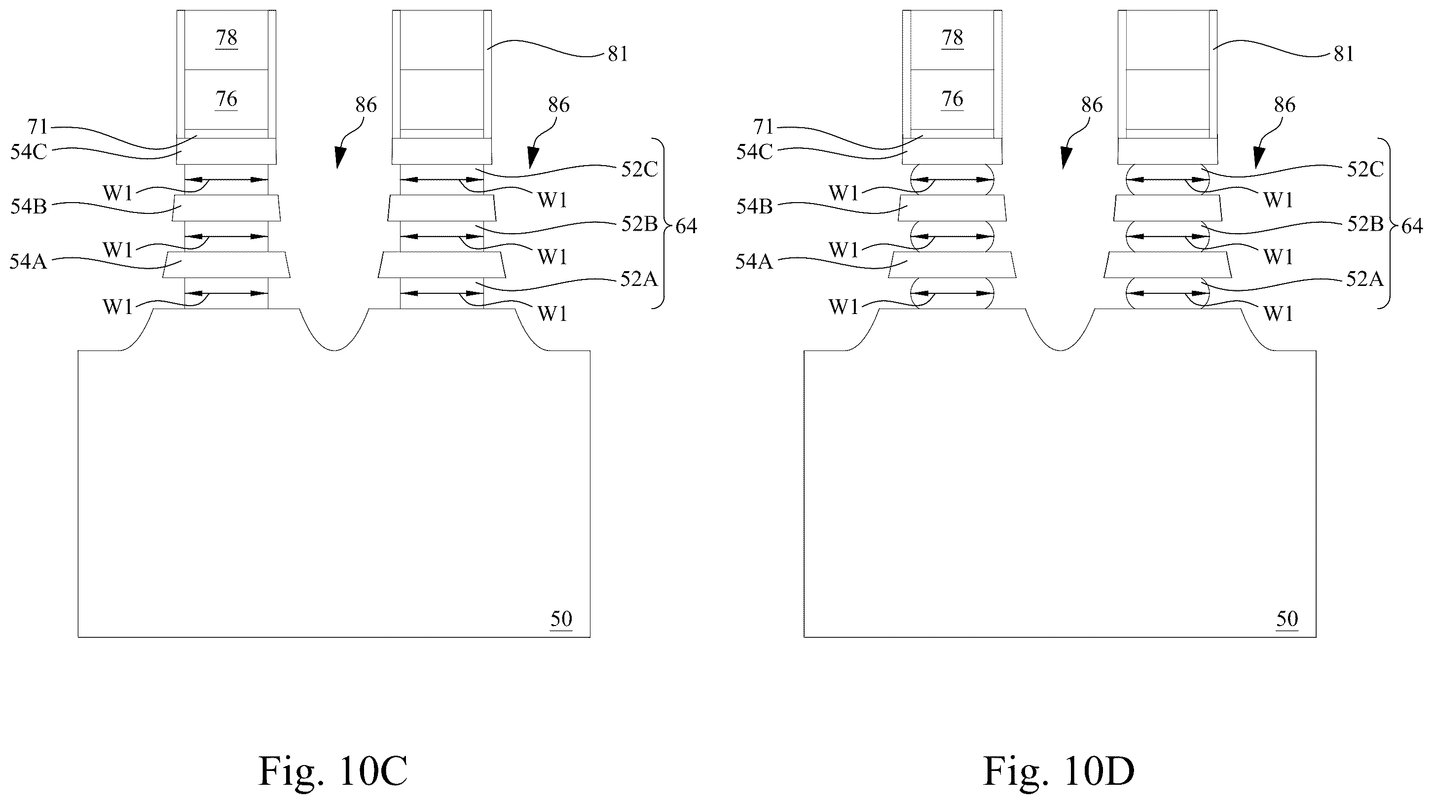 Patent US12610606 Figure 14 – Methods of forming gate structures with uniform gate length