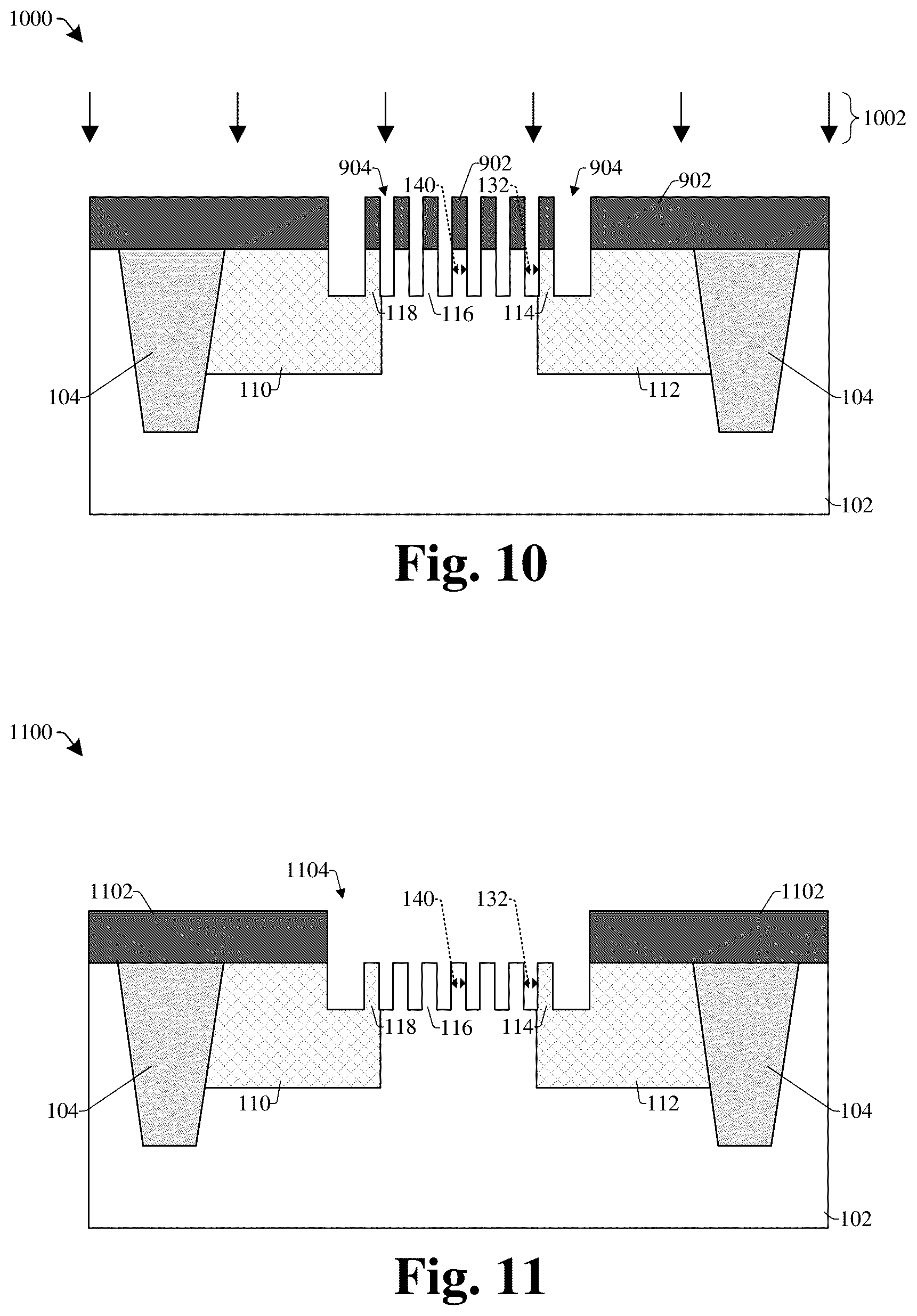 Patent US12610608 Figure 7 – Hybrid Fin-dielectric semiconductor device