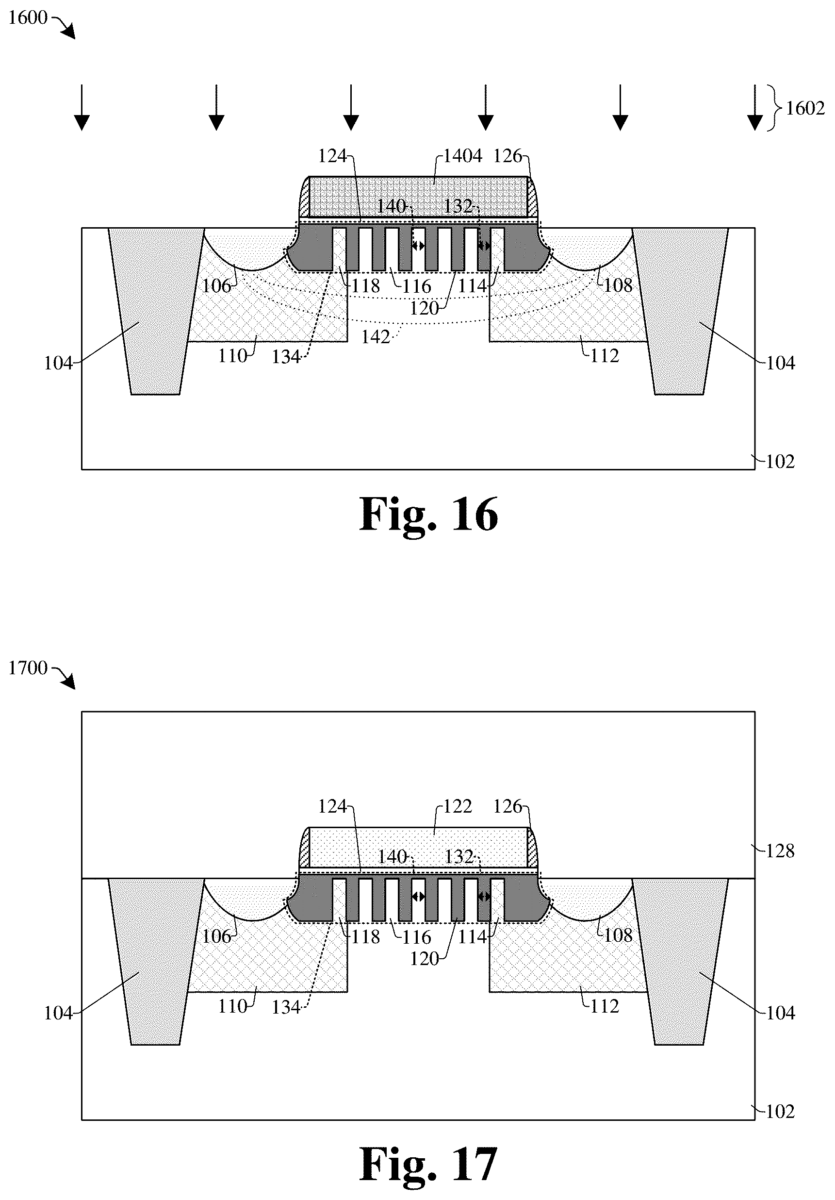 Patent US12610608 Figure 10 – Hybrid Fin-dielectric semiconductor device
