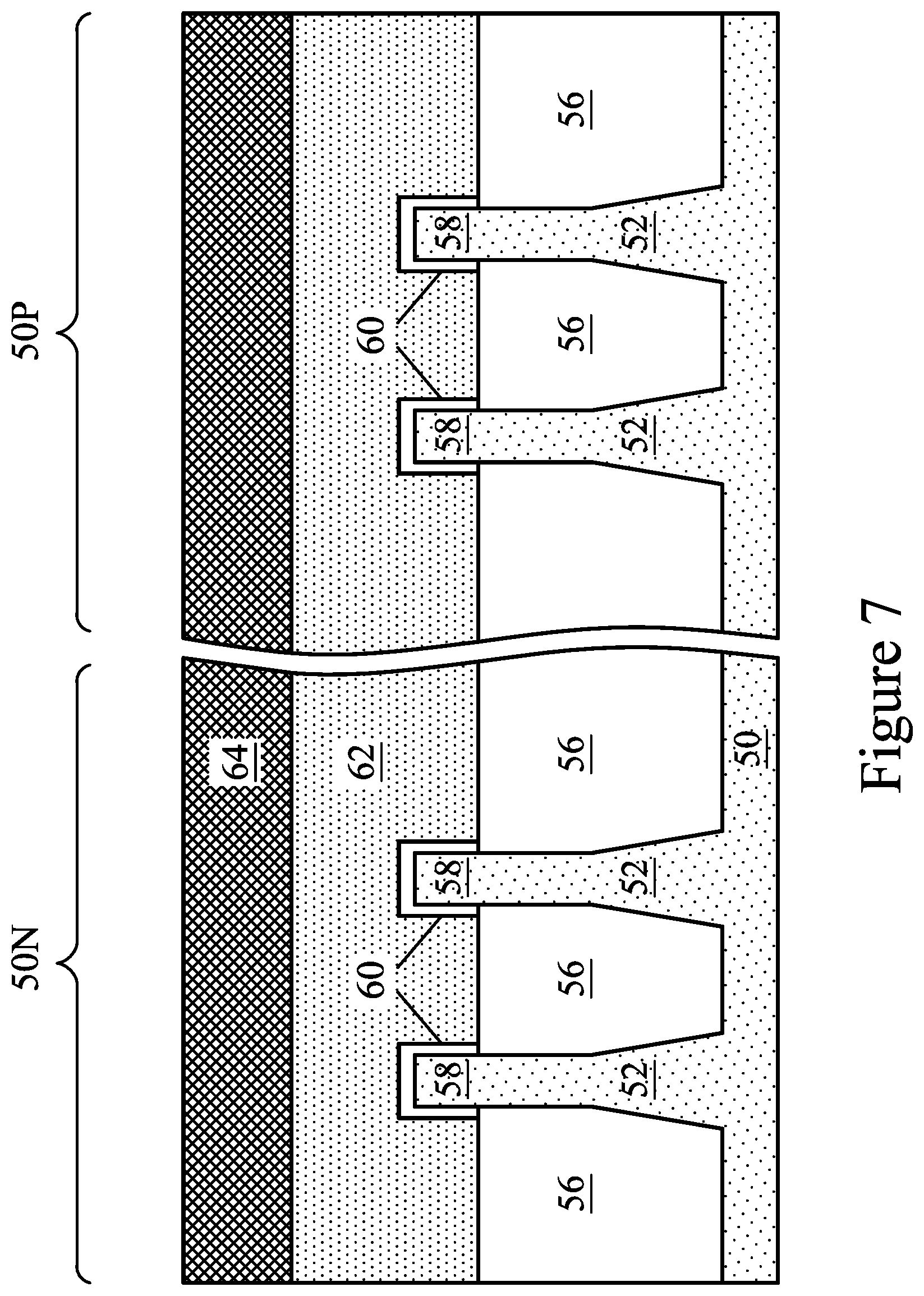 Patent US12610609 Figure 7 – Method of forming FinFET with protected low-k gate spacers