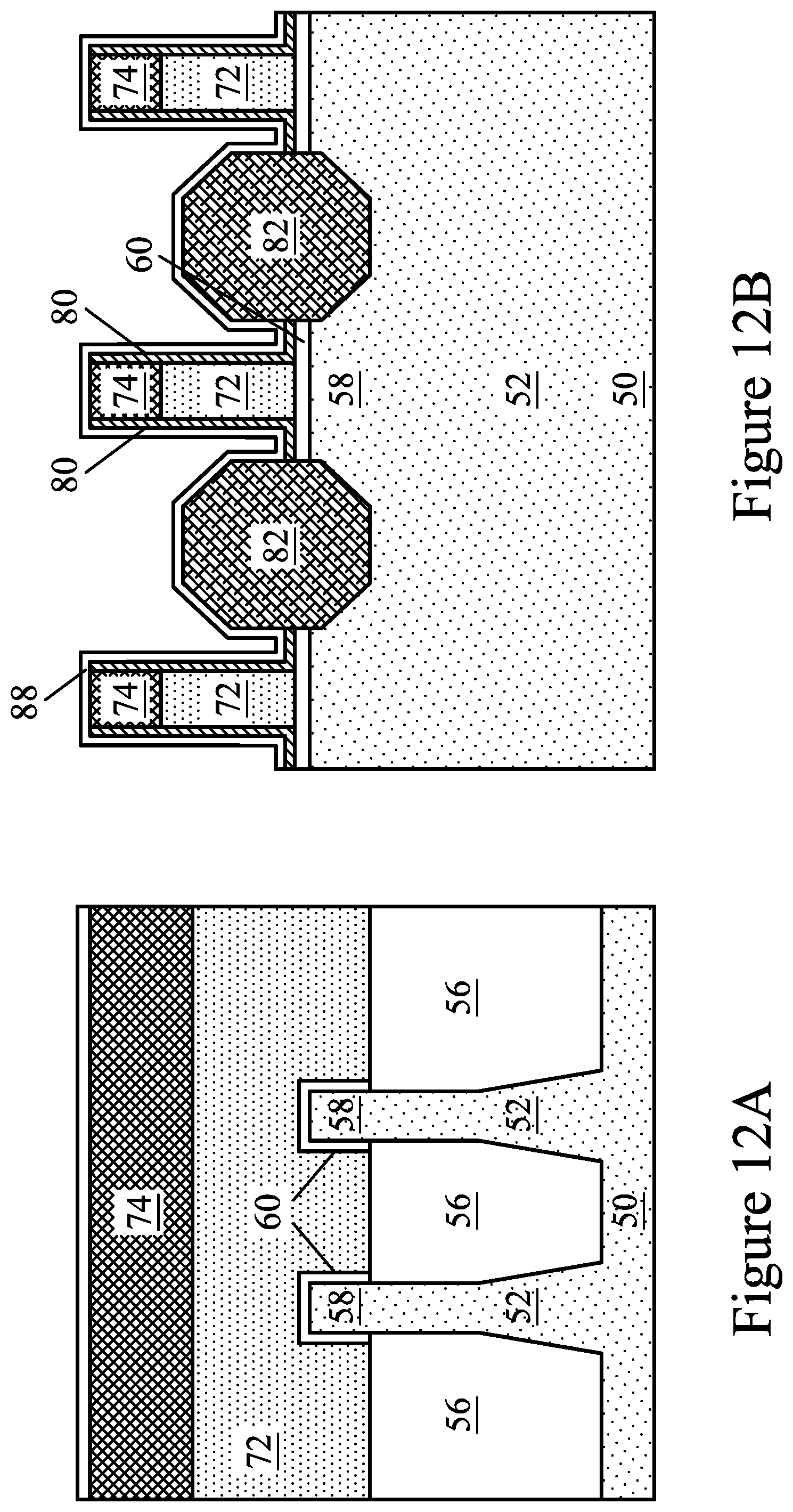 Patent US12610609 Figure 13 – Method of forming FinFET with protected low-k gate spacers