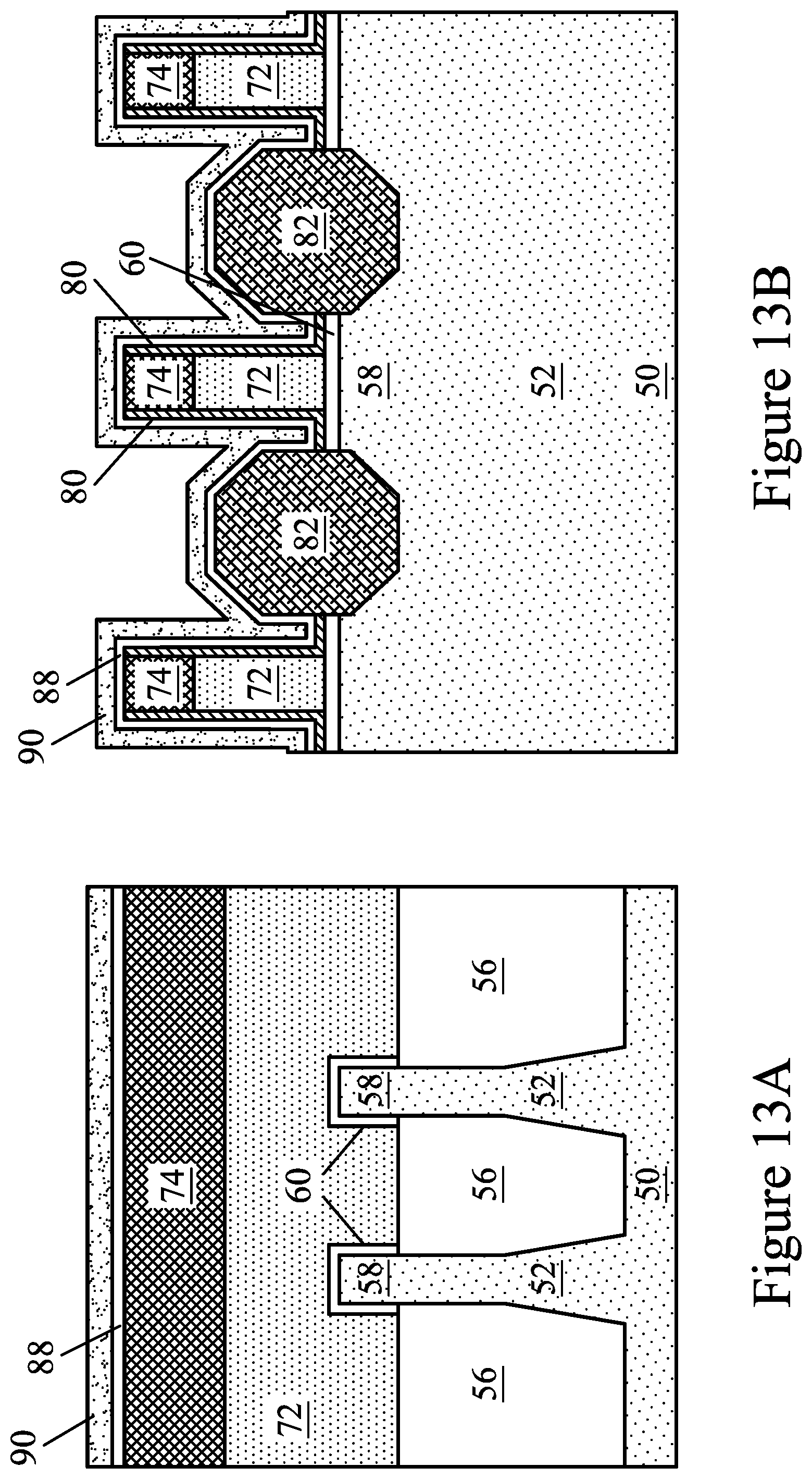 Patent US12610609 Figure 14 – Method of forming FinFET with protected low-k gate spacers