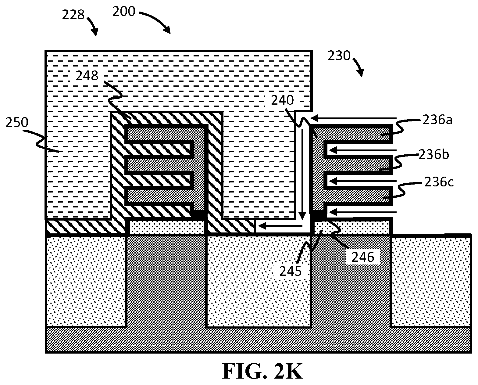 Patent US12610613 Figure 11 – Nanosheet device with vertical blocker fin