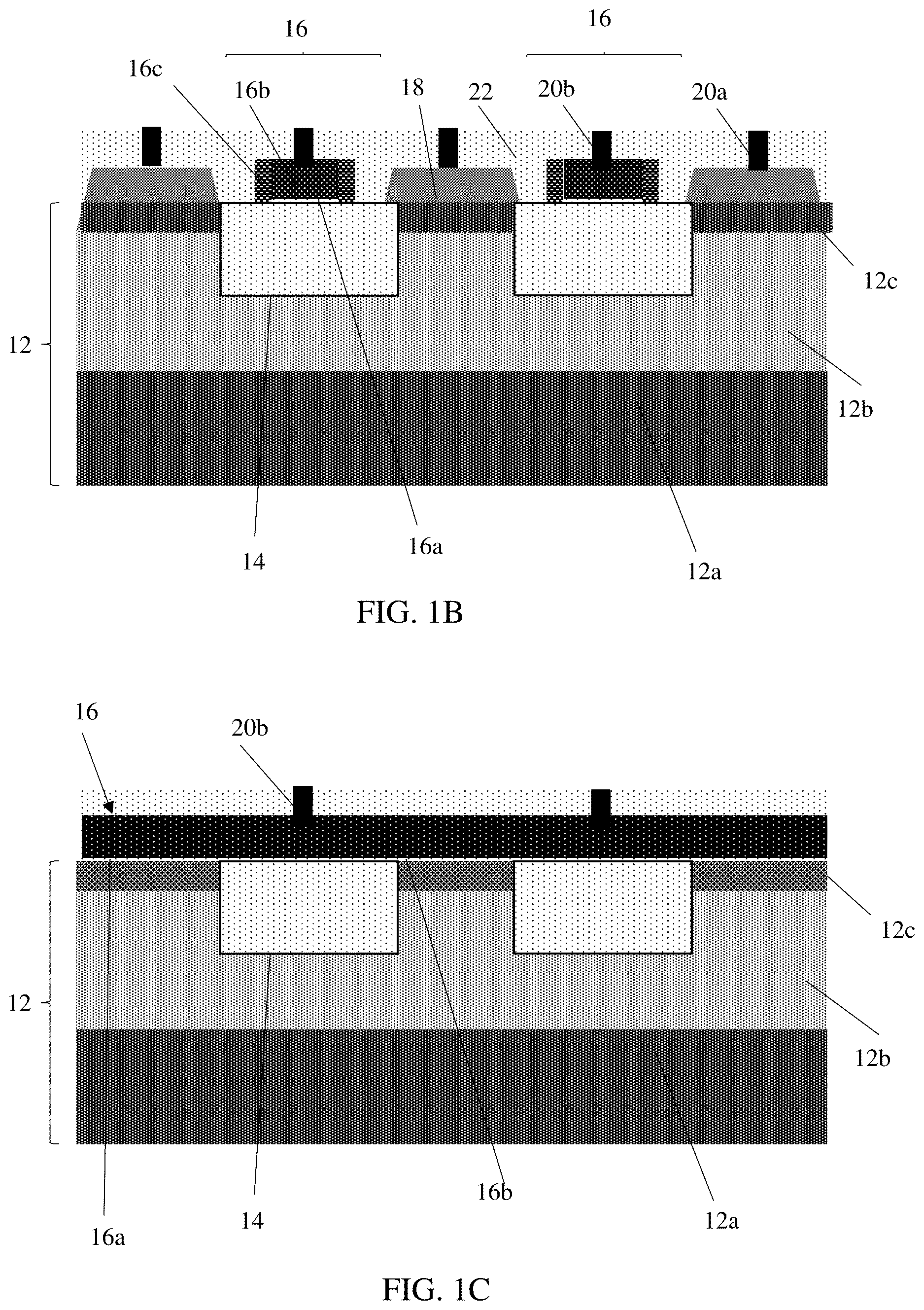 Patent US12610615 Figure 2 – Device with isolation structures in active regions