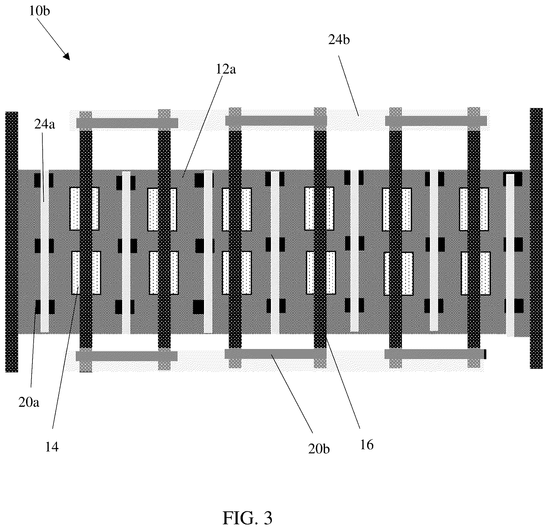 Patent US12610615 Figure 4 – Device with isolation structures in active regions