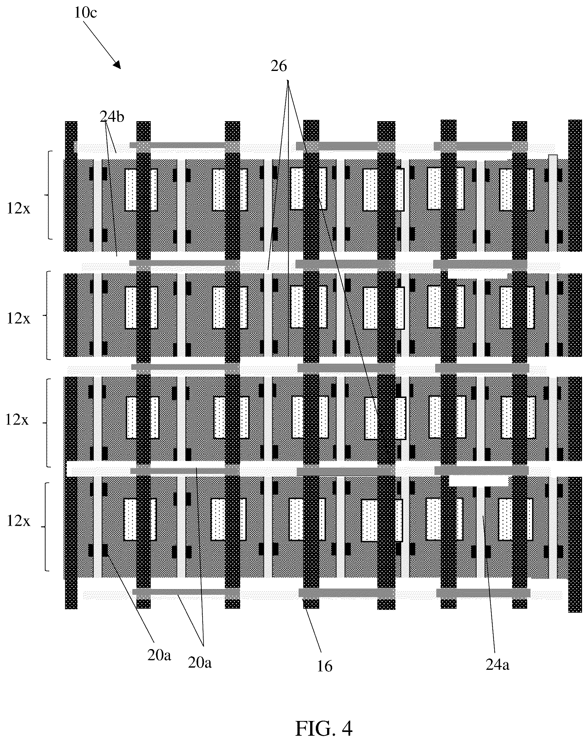 Patent US12610615 Figure 5 – Device with isolation structures in active regions