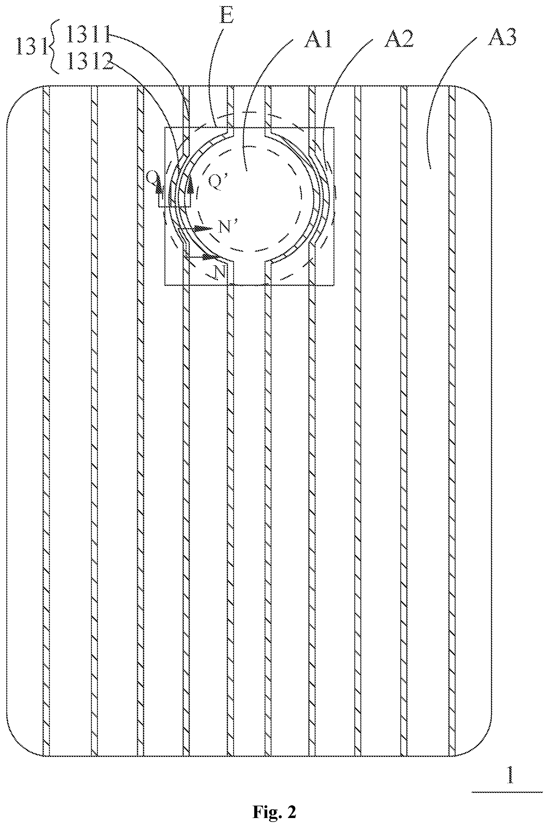 Patent US12610617 Figure 2 – Display panel and display apparatus