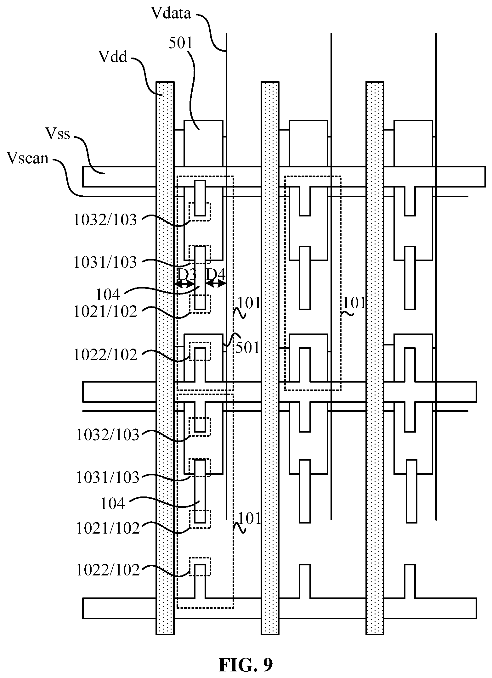 Patent US12610620 Figure 8 – Driving back plate, display panel, and preparation method therefor