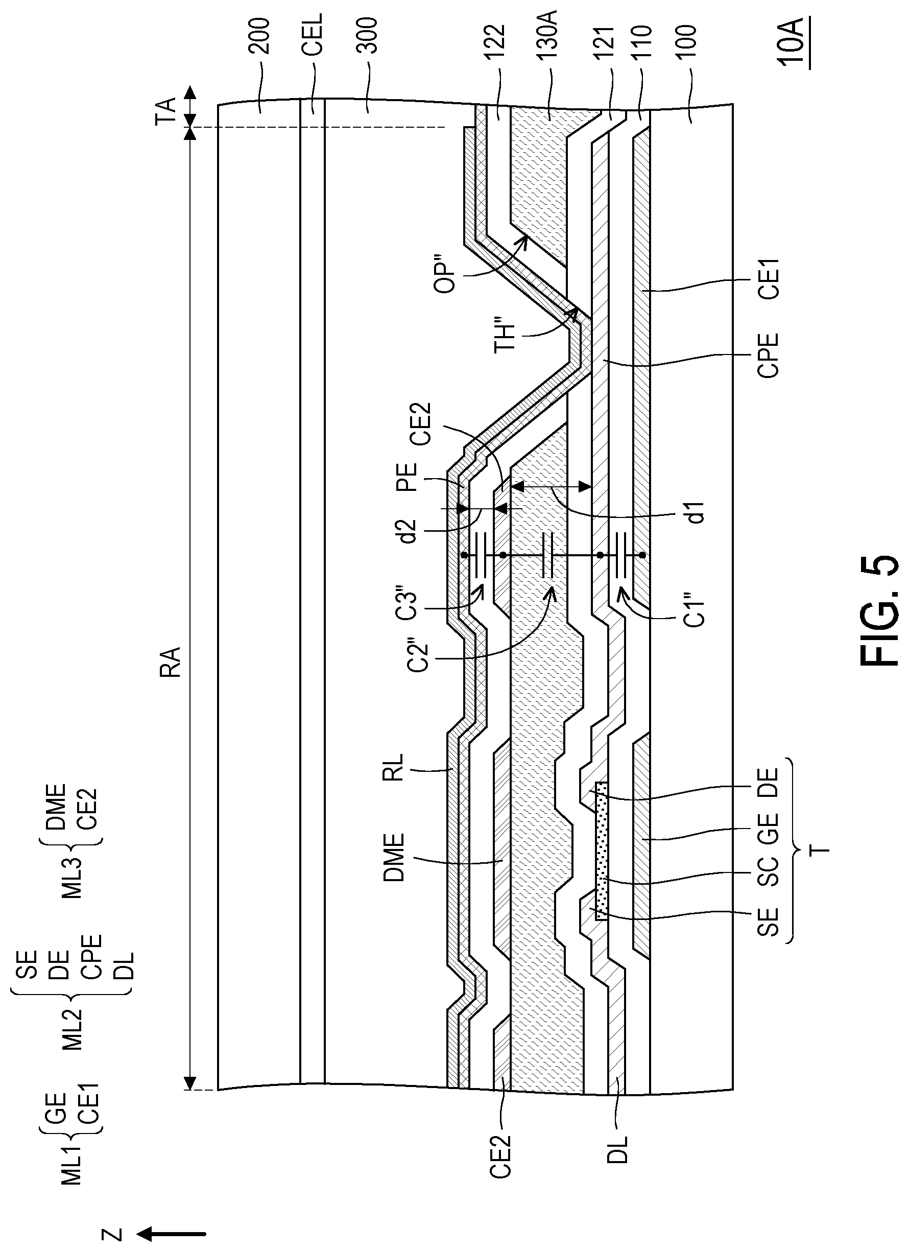 Patent US12610621 Figure 12 – Display panel having storage capacitors and manufacturing method thereof