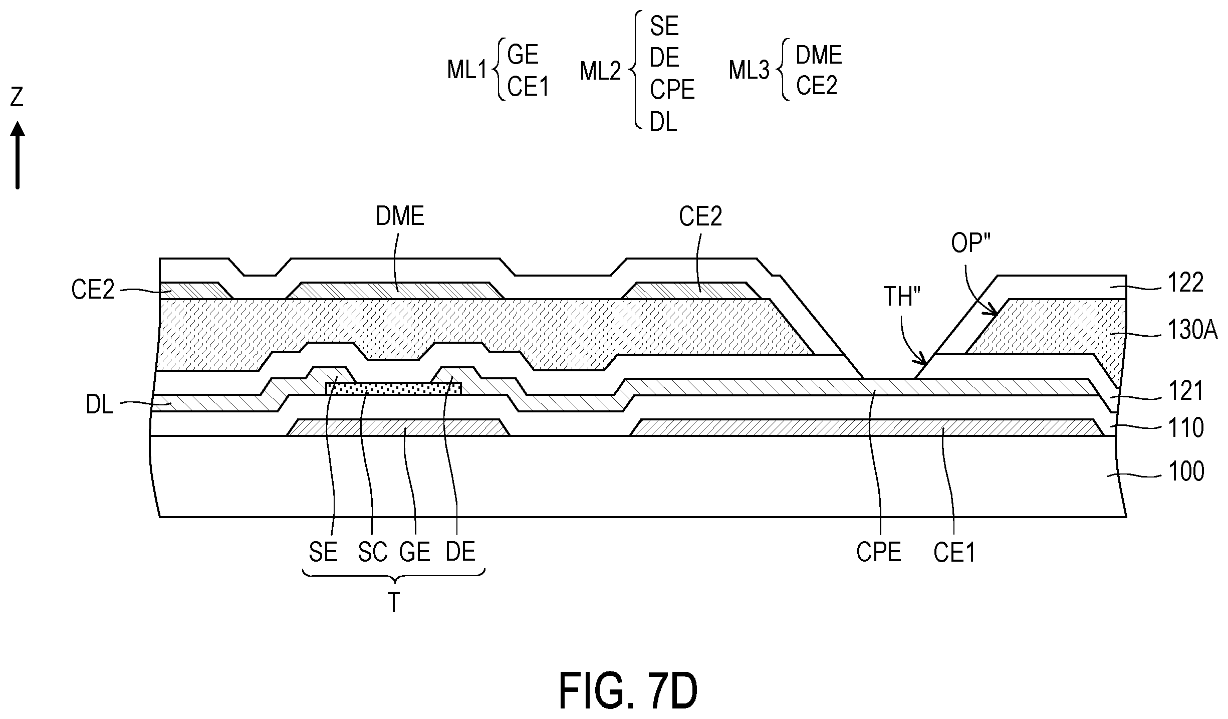 Patent US12610621 Figure 17 – Display panel having storage capacitors and manufacturing method thereof